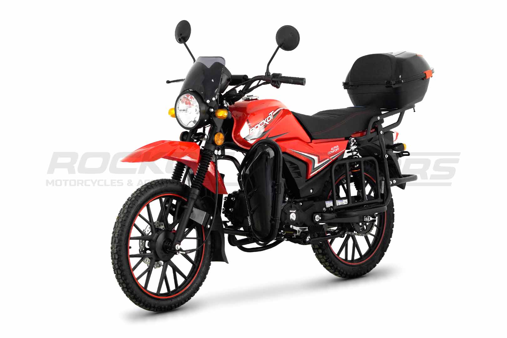 Мопед ROCKOT ALPHA COMFORT (красный глянцевый)
