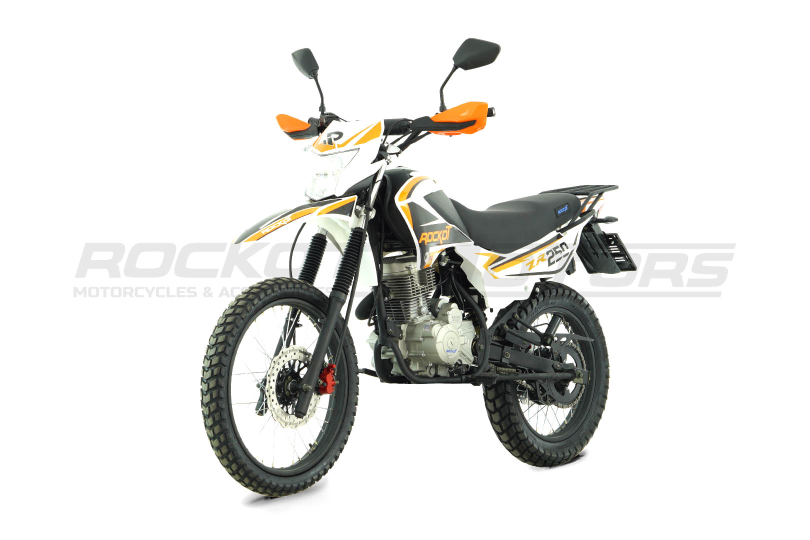 Мотоцикл эндуро ROCKOT ZR250 (белый/оранжевый)