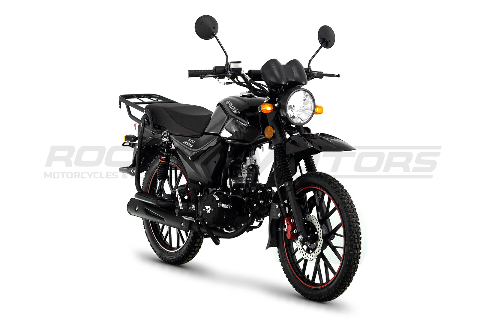 Мопед ROCKOT ALPHA OFFROAD (черный глянцевый)