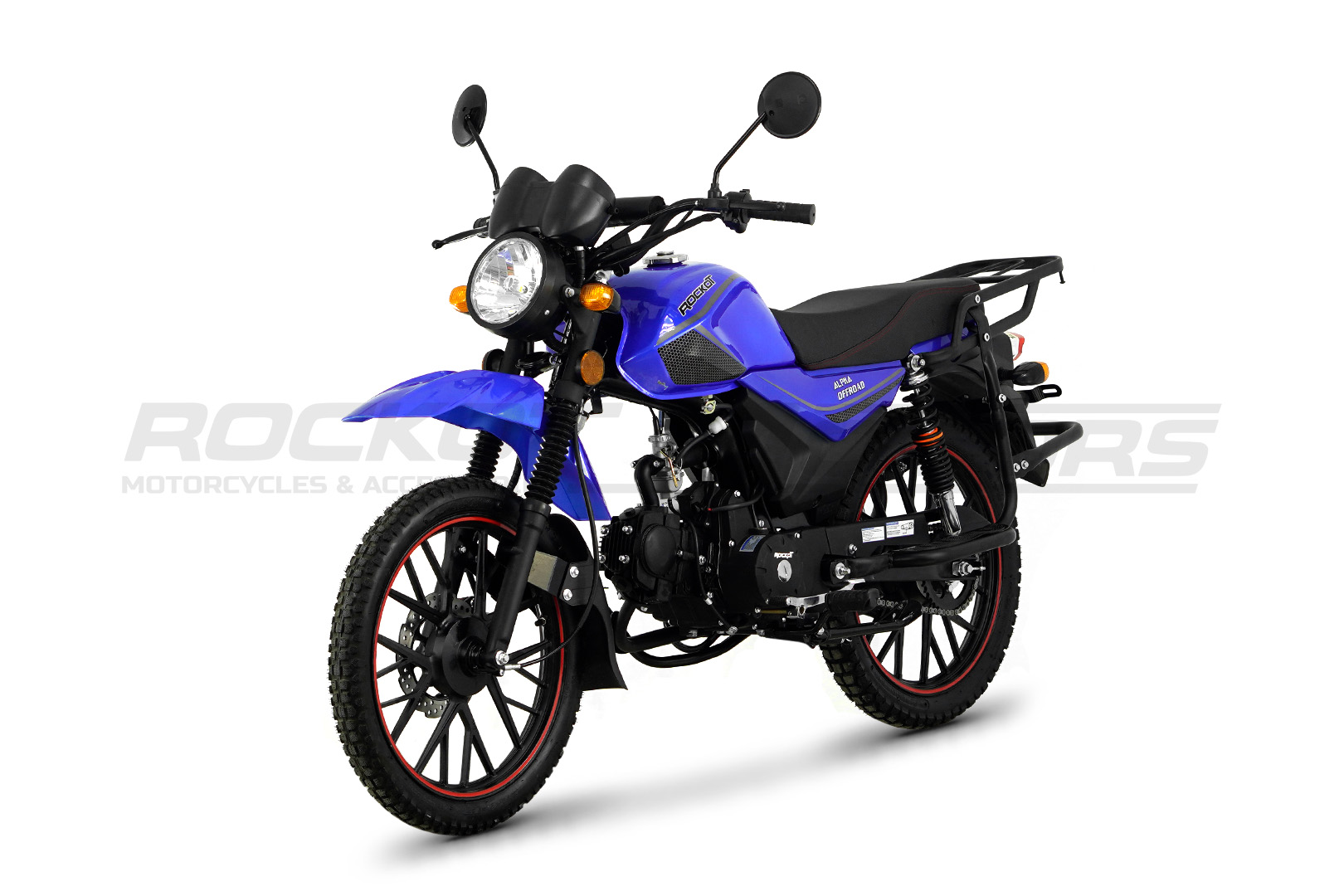 Мопед ROCKOT ALPHA OFFROAD (синий глянцевый)