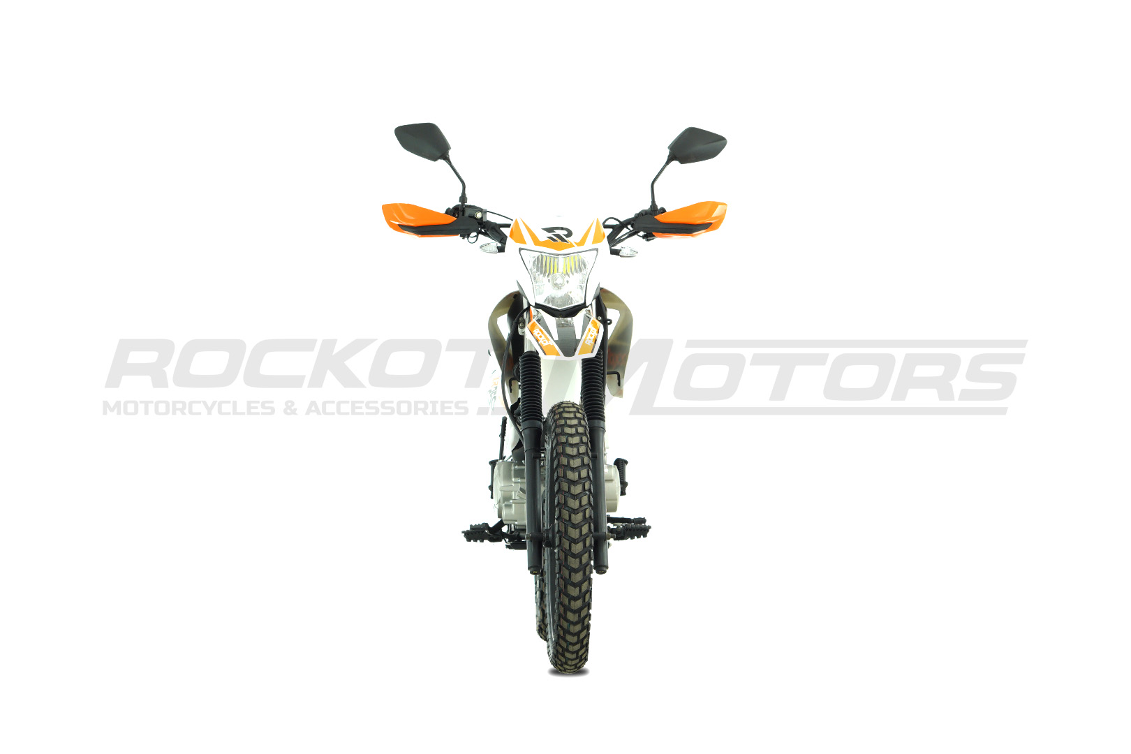 Мотоцикл эндуро ROCKOT ZR250 (белый/оранжевый)