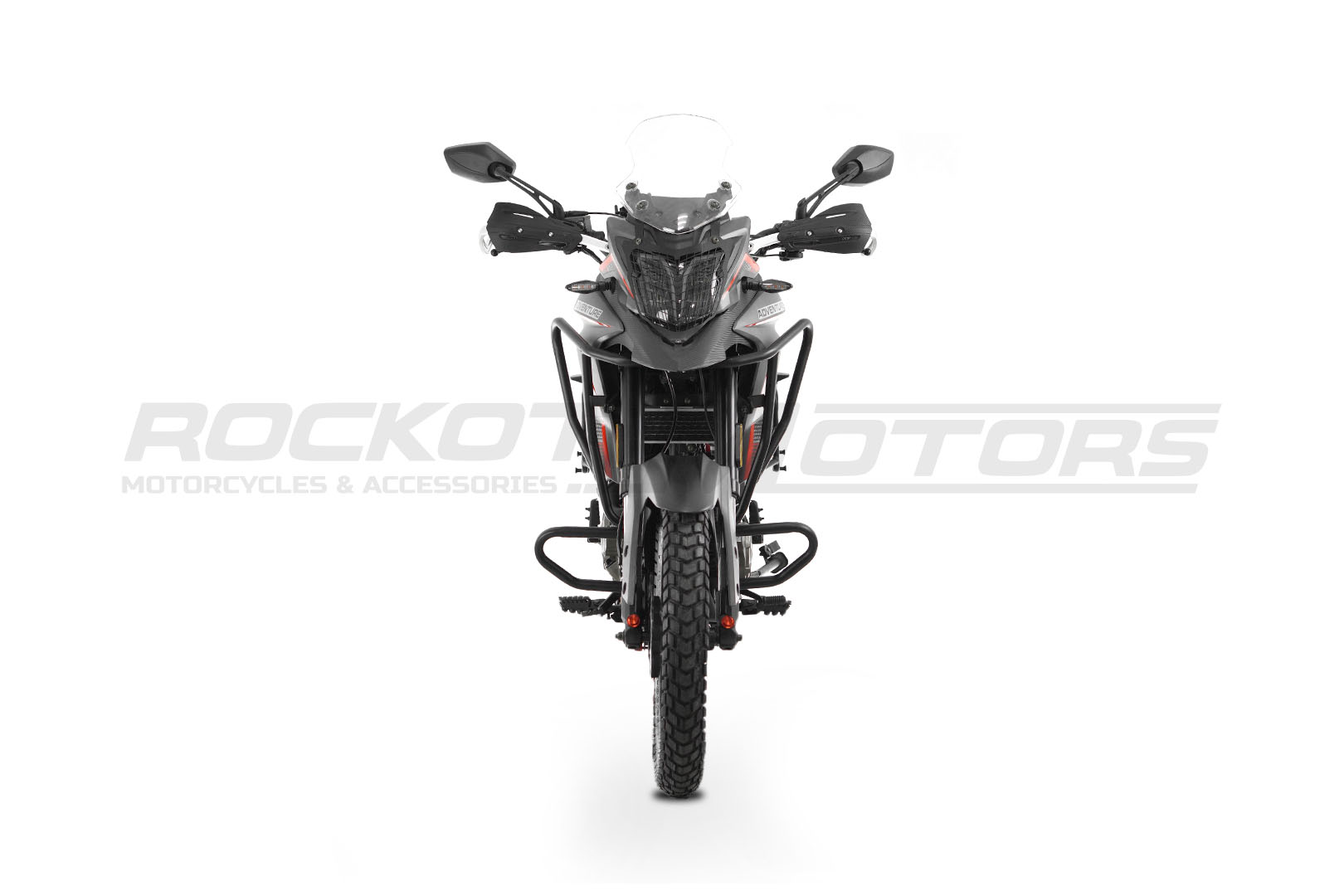 Мотоцикл турэндуро ROCKOT DAKAR ADVENTURE 2.0 (серый/красный)