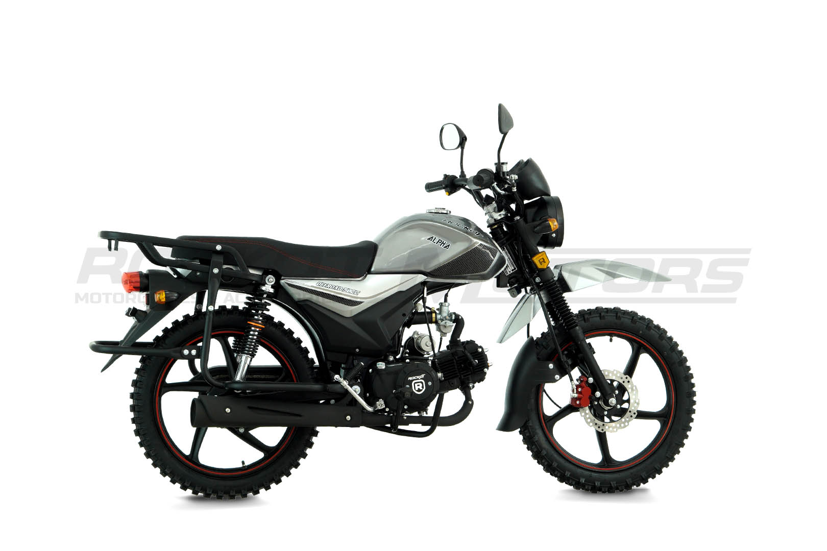 Мопед ROCKOT ALPHA OFFROAD (серый металлик)