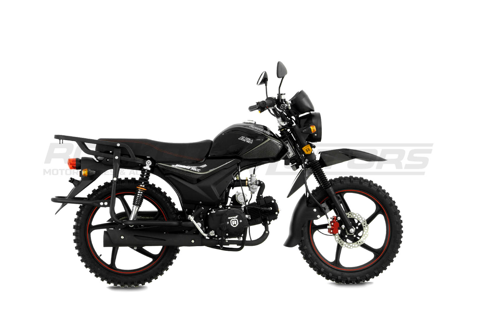 Мопед ROCKOT ALPHA OFFROAD (черный глянцевый)