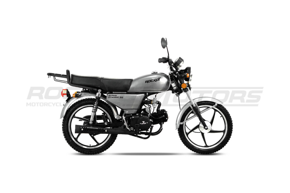 Мопед ROCKOT ALPHA CLASSIC (серый металлик)