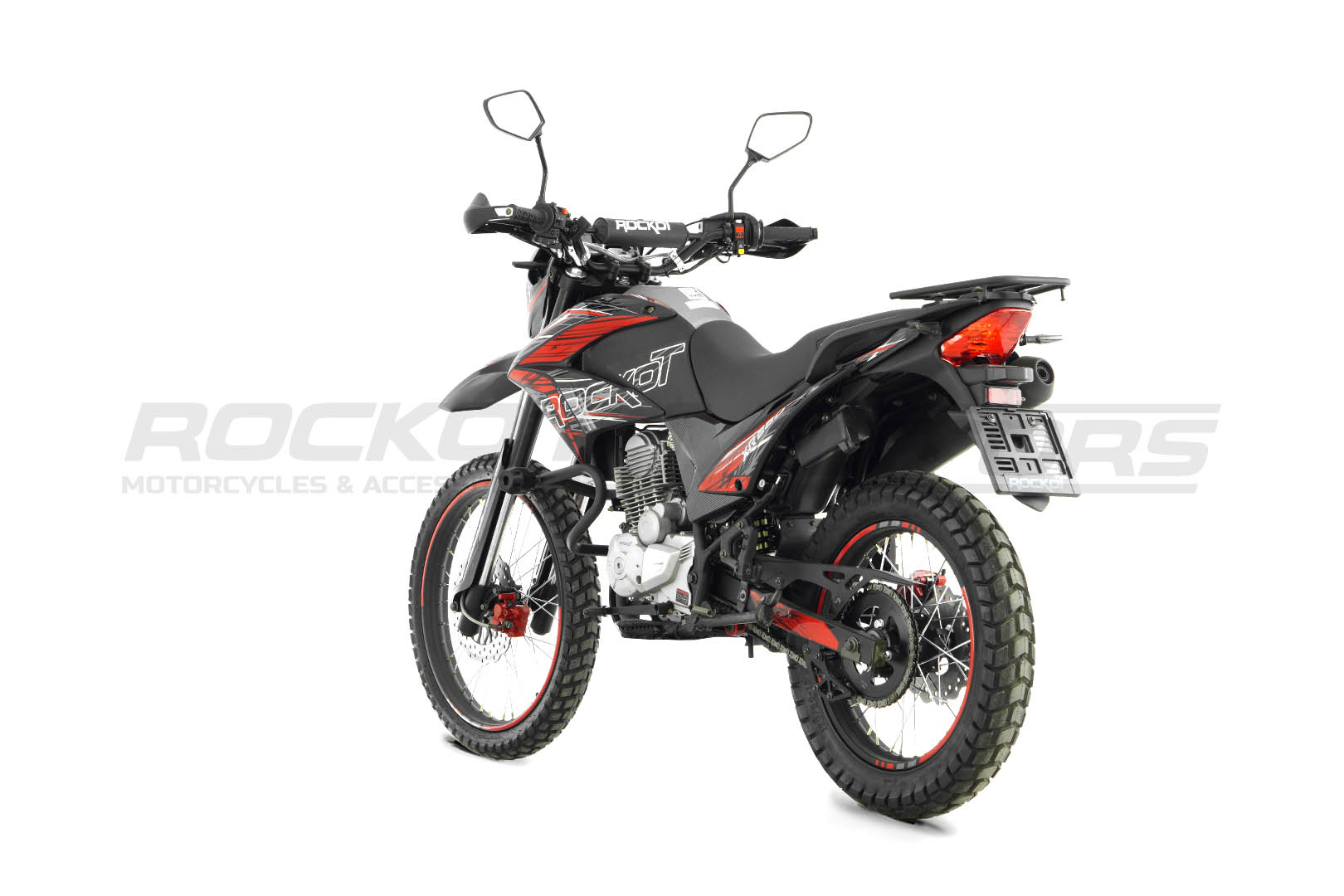 Мотоцикл эндуро ROCKOT XR250 (черный/красный)