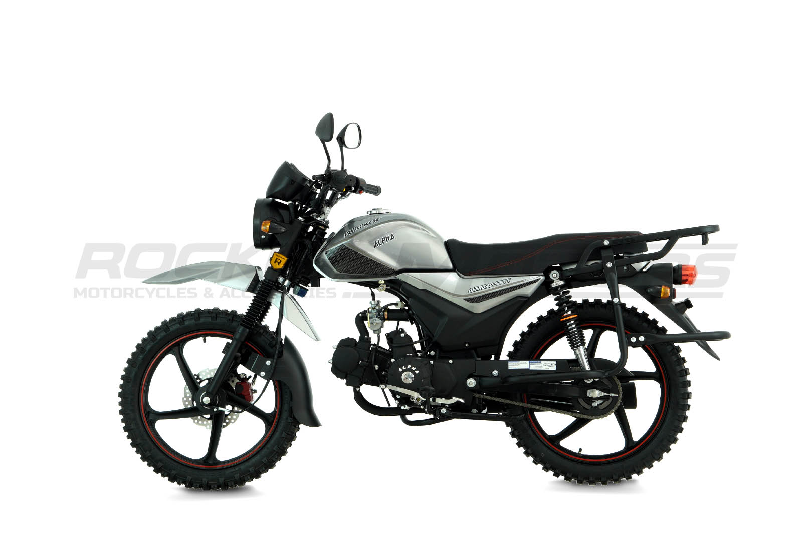 Мопед ROCKOT ALPHA OFFROAD (серый металлик)