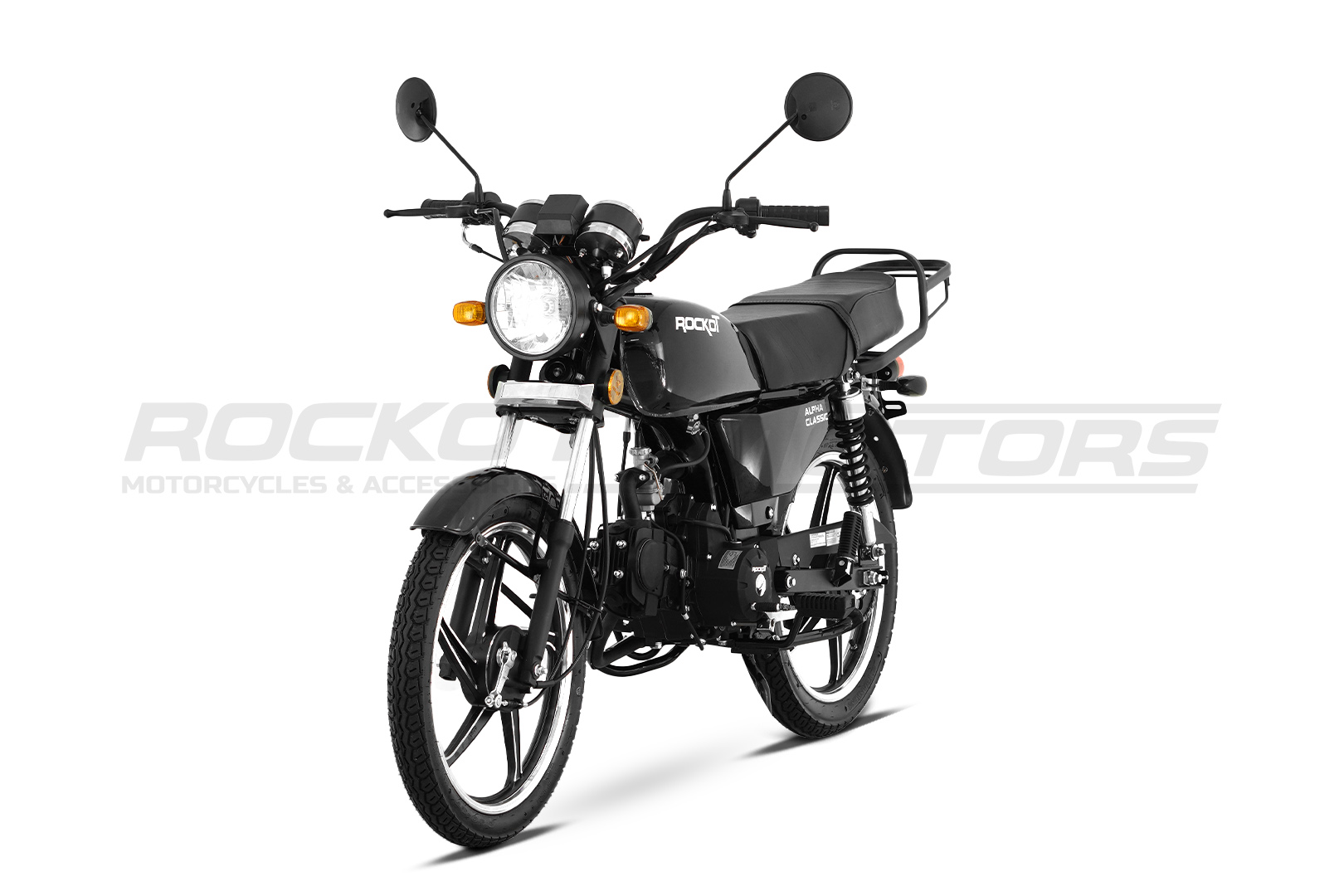 Мопед ROCKOT ALPHA CLASSIC (черный глянцевый)