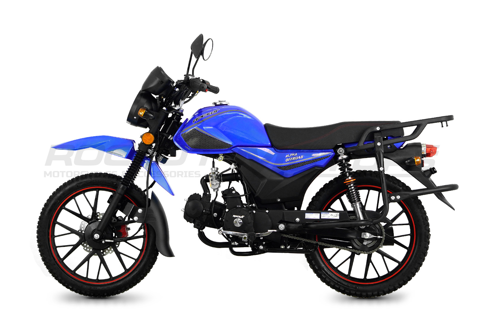 Мопед ROCKOT ALPHA OFFROAD (синий глянцевый)