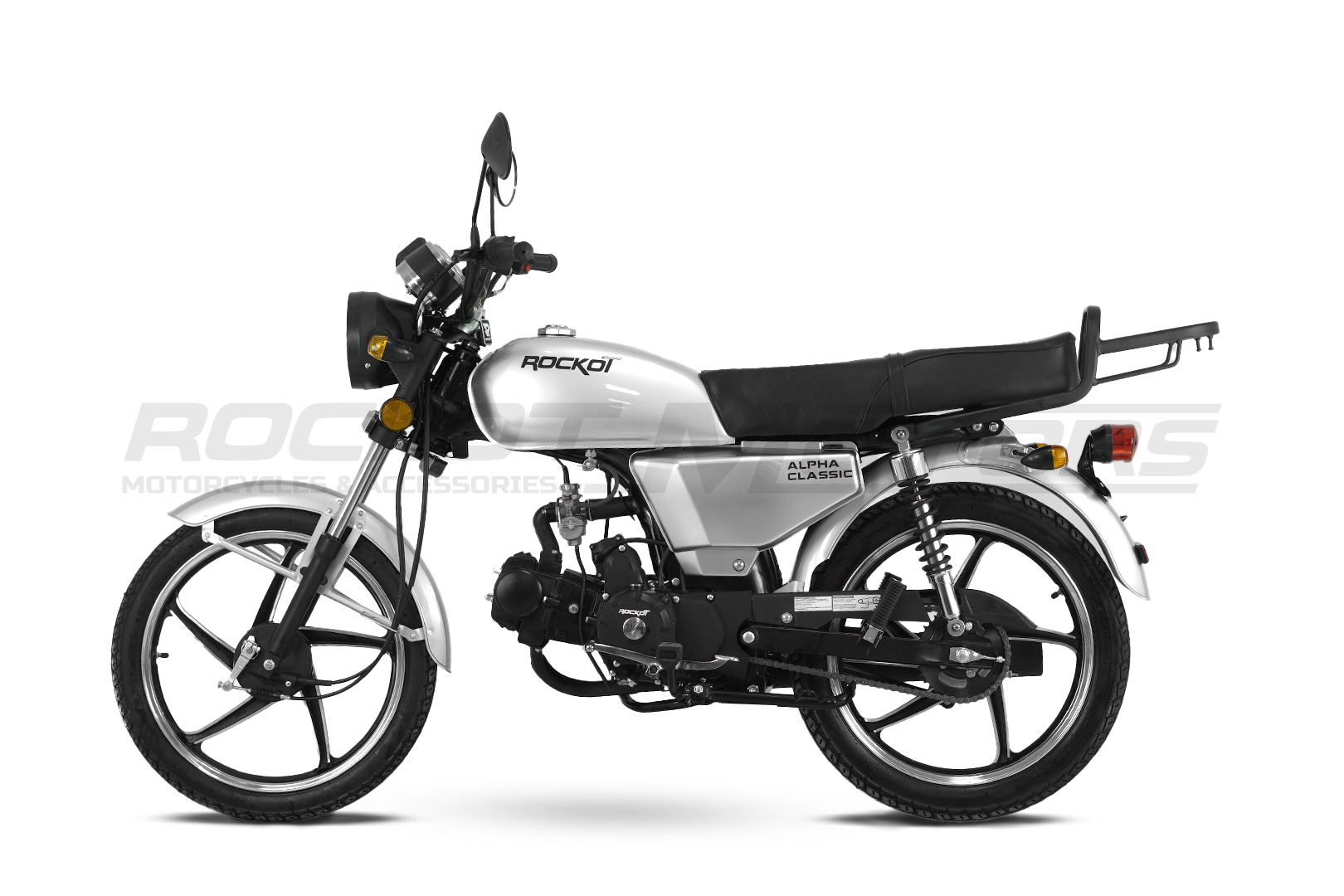 Мопед ROCKOT ALPHA CLASSIC (серый металлик)