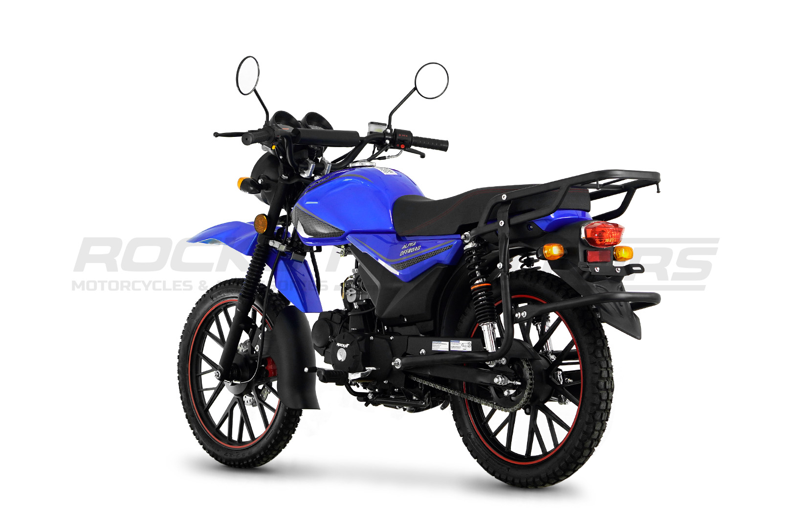 Мопед ROCKOT ALPHA OFFROAD (синий глянцевый)
