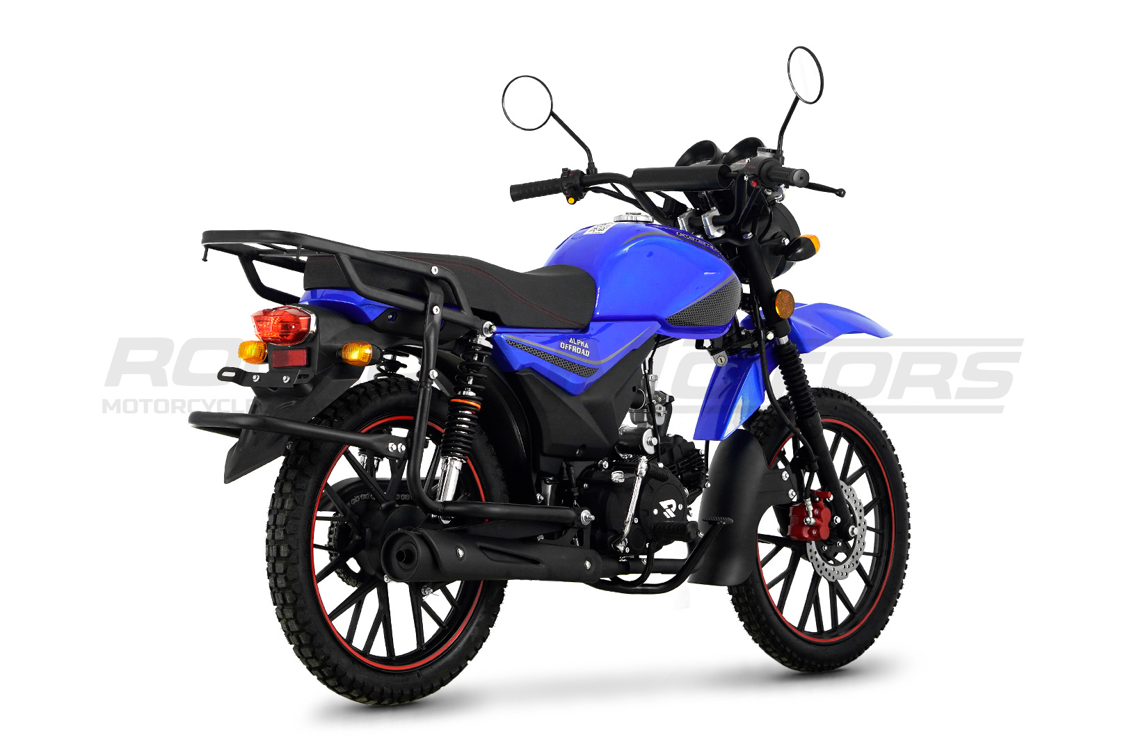 Мопед ROCKOT ALPHA OFFROAD (синий глянцевый)