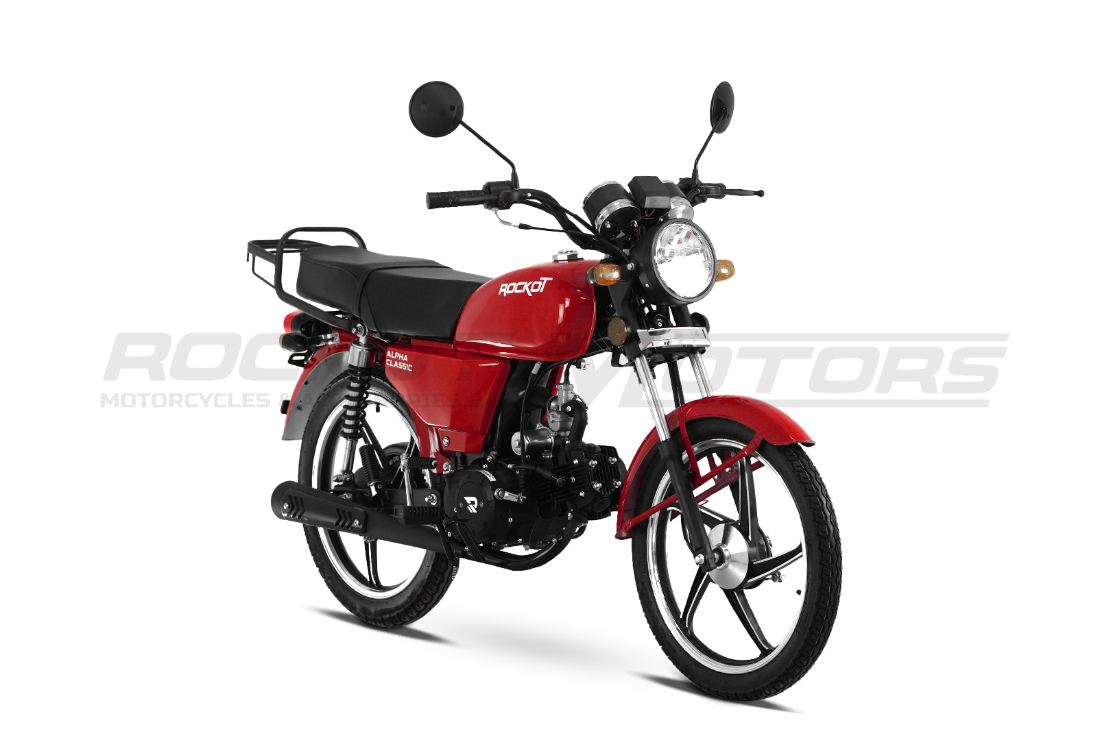 Мопед ROCKOT ALPHA CLASSIC (красный глянцевый)
