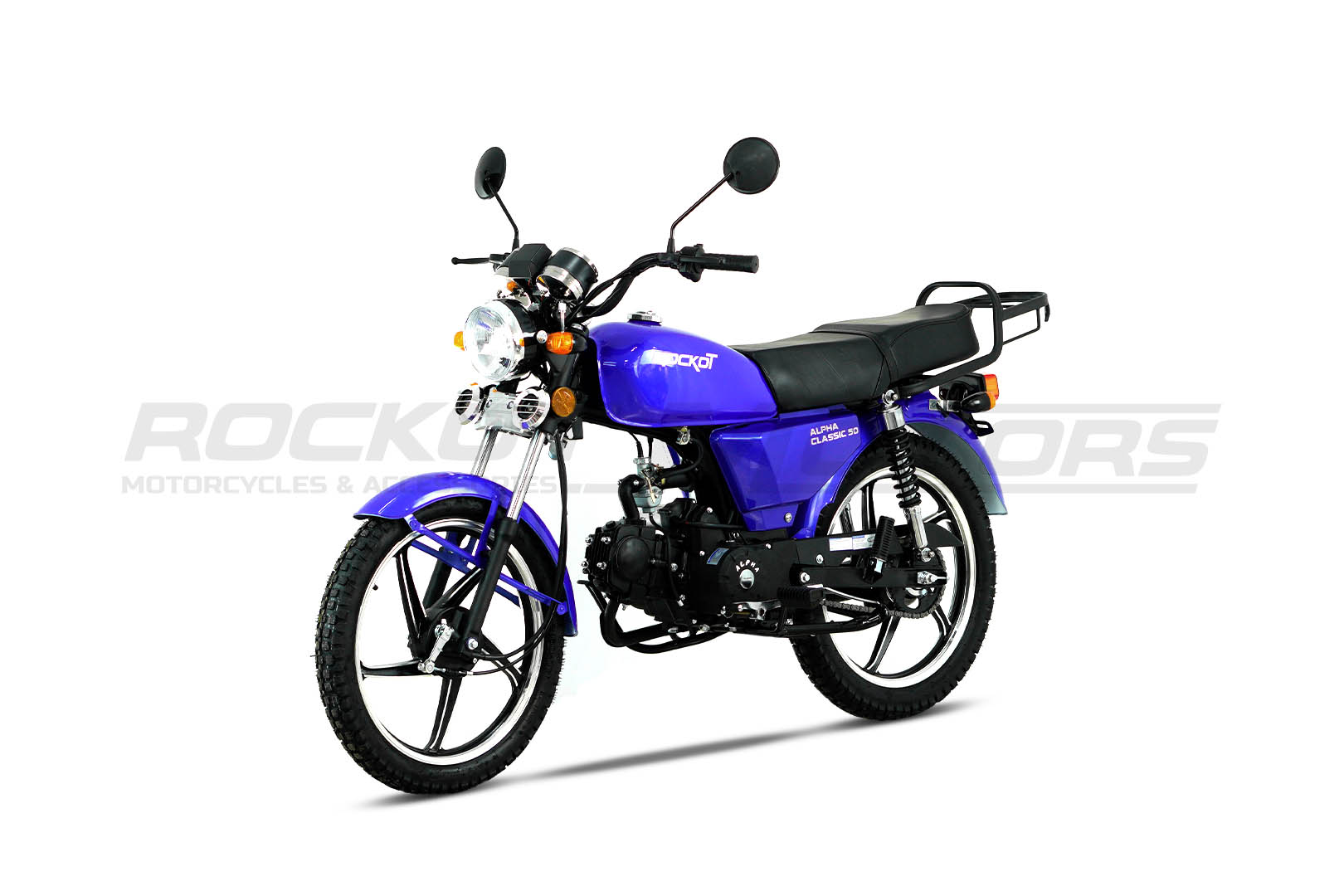 Мопед ROCKOT ALPHA CLASSIC (синий глянцевый)