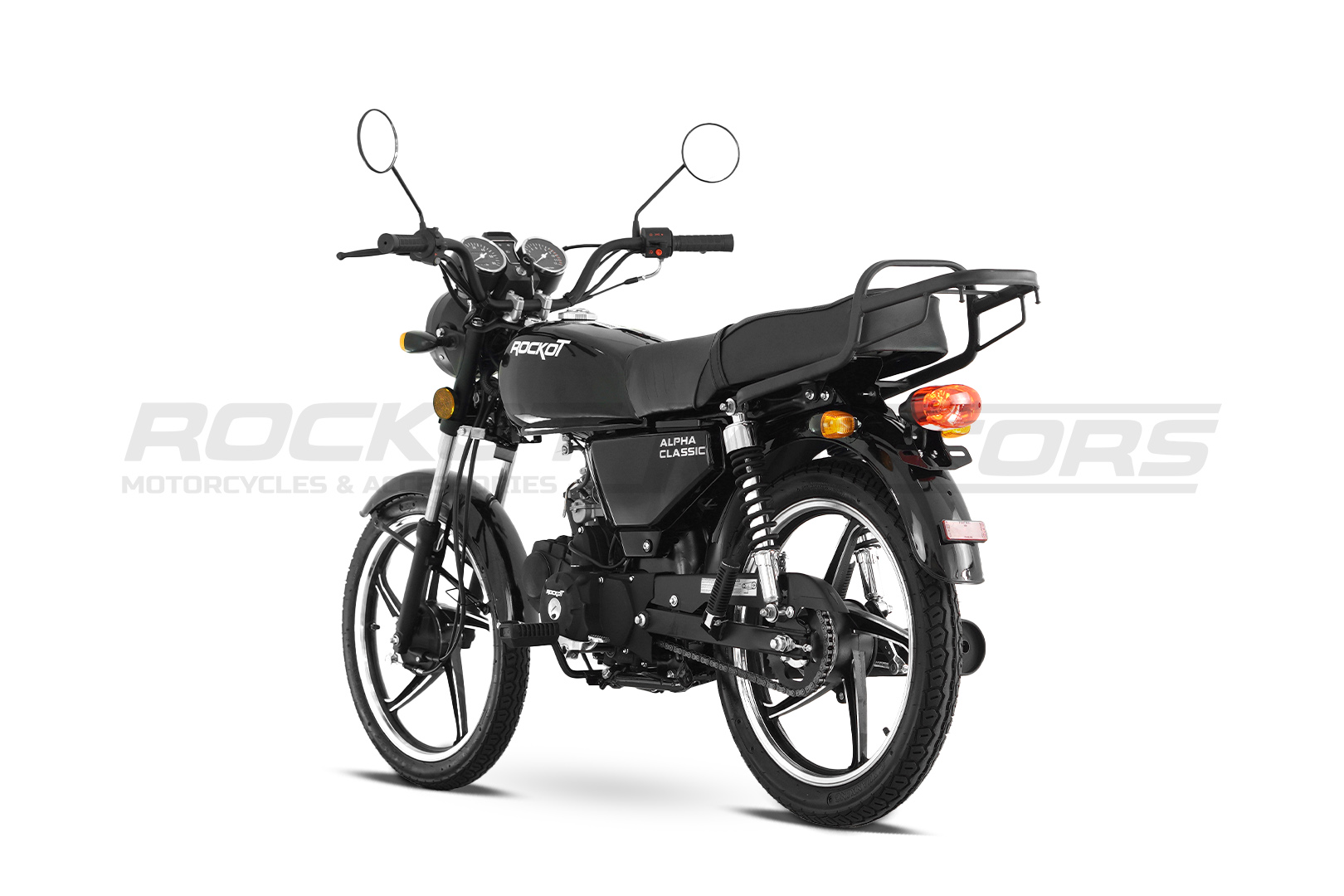 Мопед ROCKOT ALPHA CLASSIC (черный глянцевый)