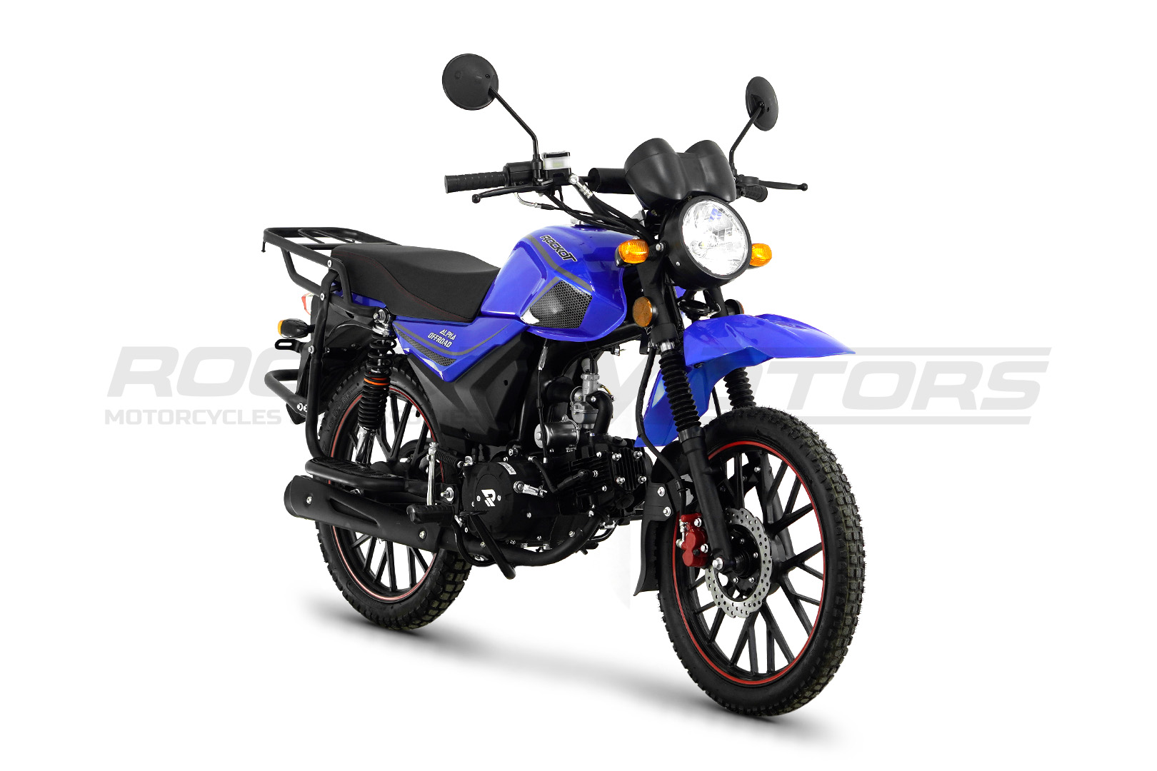 Мопед ROCKOT ALPHA OFFROAD (синий глянцевый)
