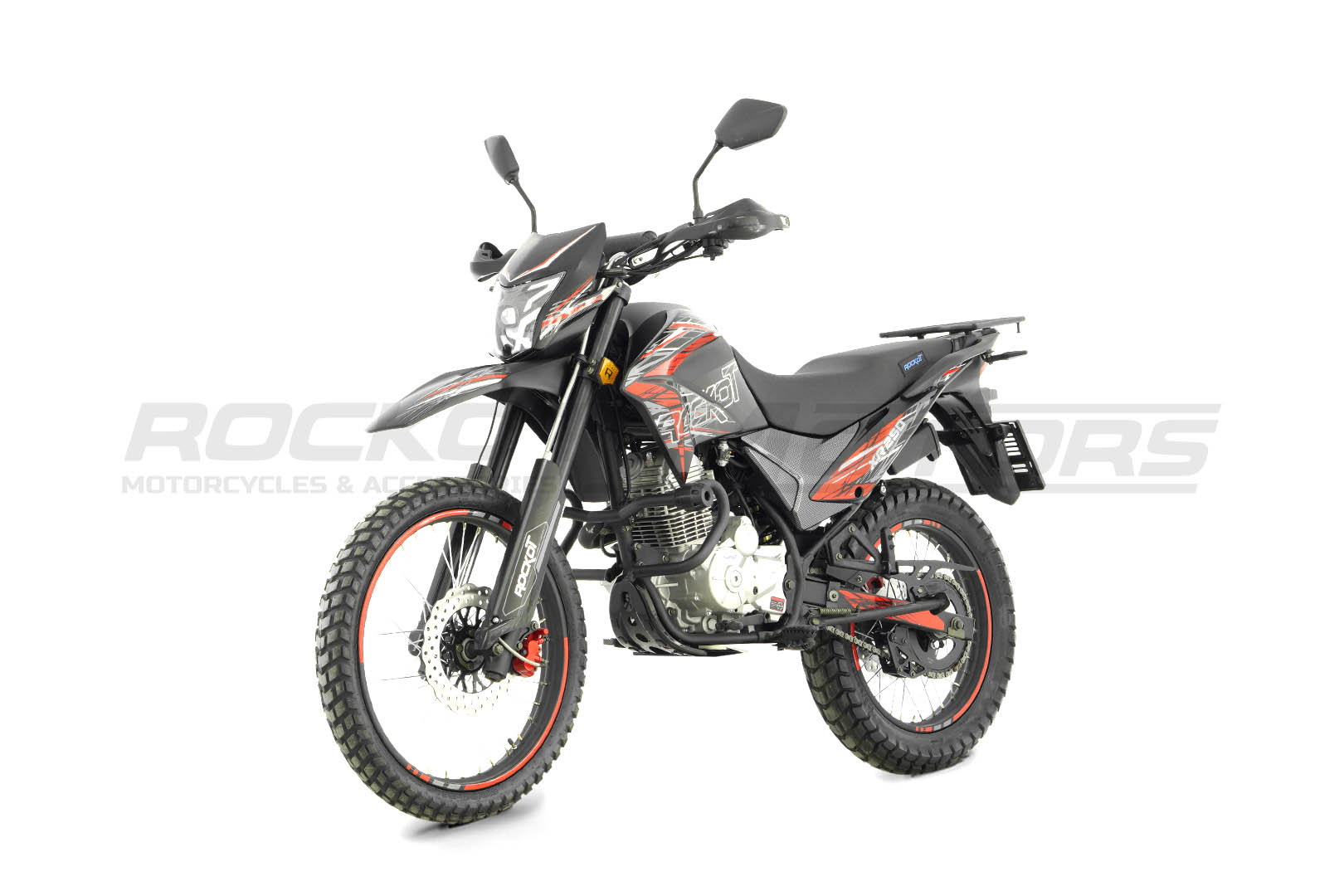 Мотоцикл эндуро ROCKOT XR250 (черный/красный)