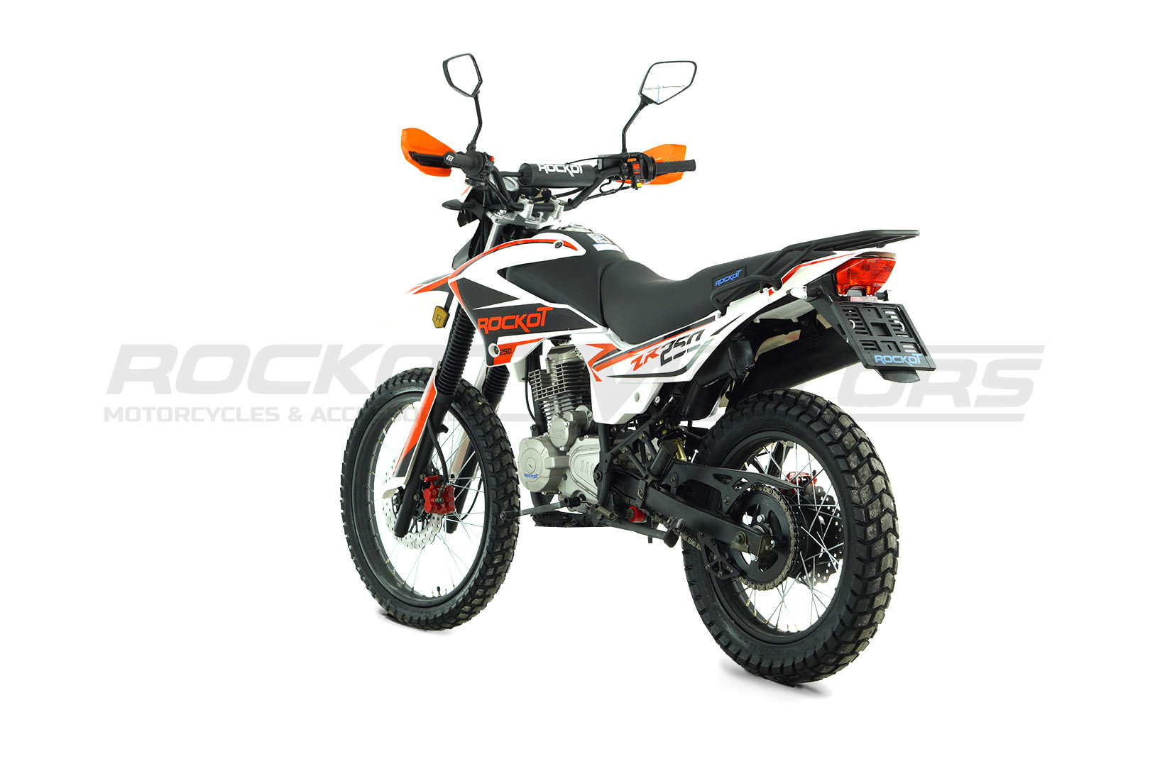 Мотоцикл эндуро ROCKOT ZR250 (белый/красный)