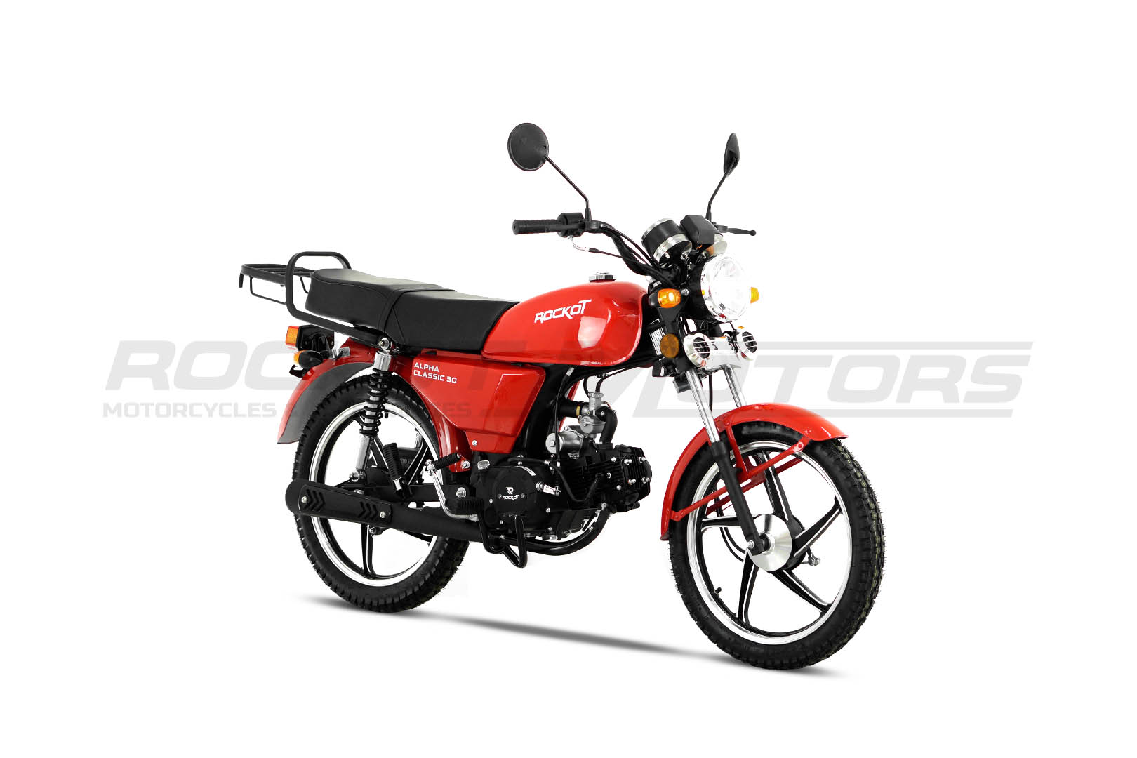 Мопед ROCKOT ALPHA CLASSIC (красный глянцевый)