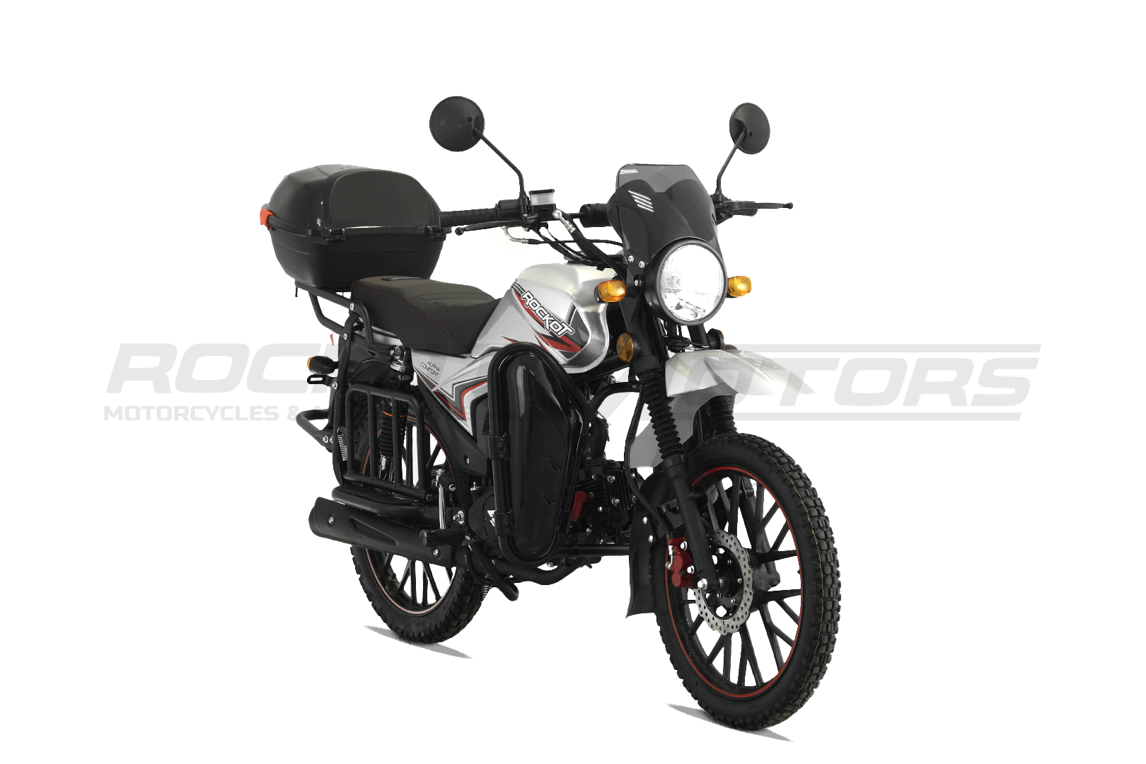 Мопед ROCKOT ALPHA COMFORT (серый металлик)