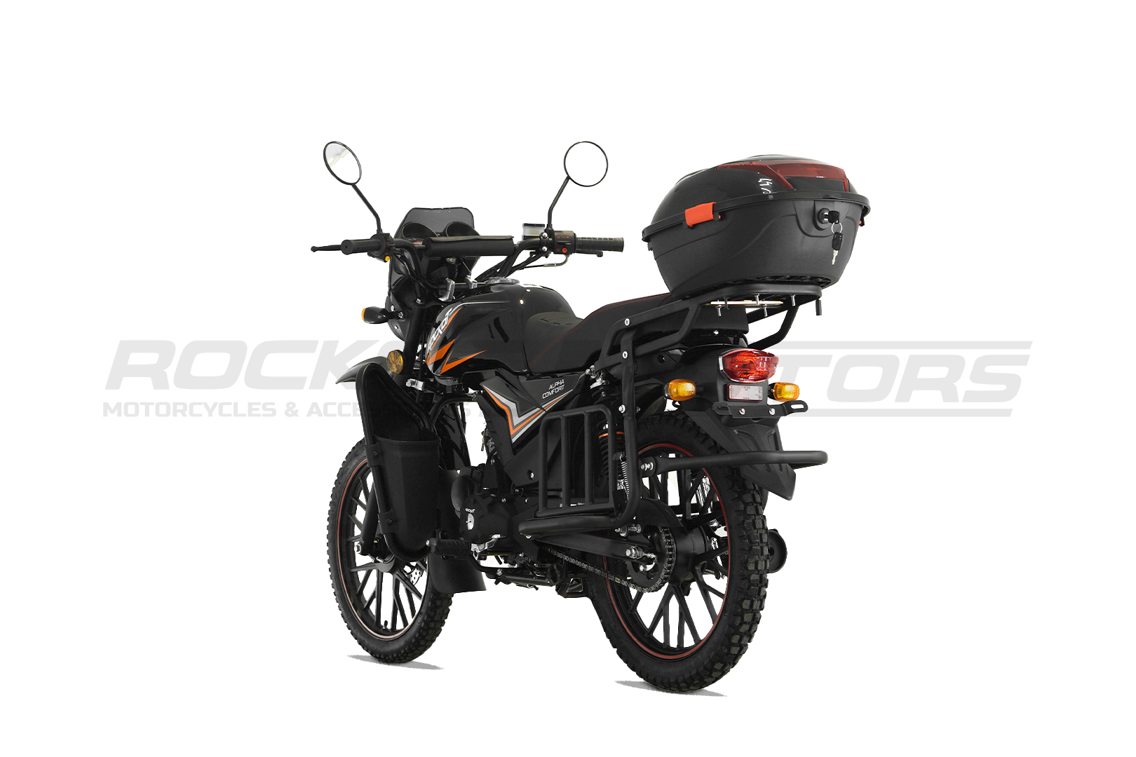 Мопед ROCKOT ALPHA COMFORT (черный глянцевый)