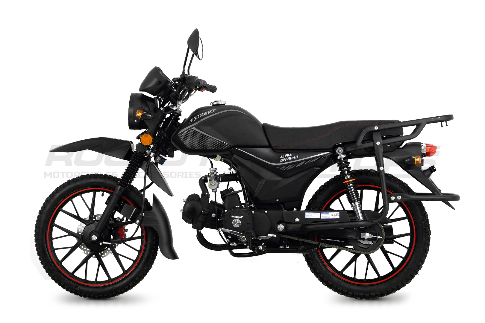 Мопед ROCKOT ALPHA OFFROAD (черный матовый)