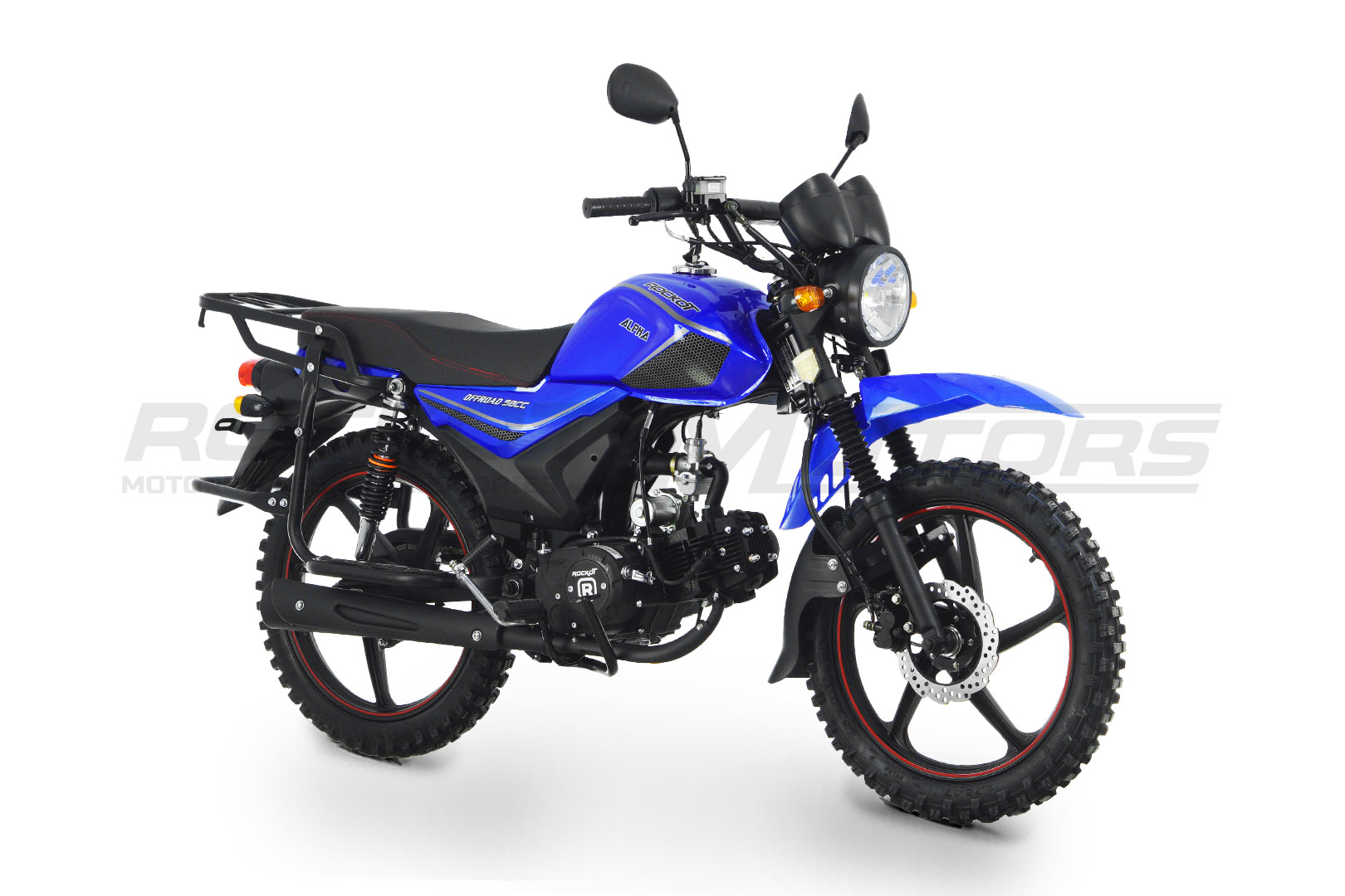 Мопед ROCKOT ALPHA OFFROAD (синий глянцевый)