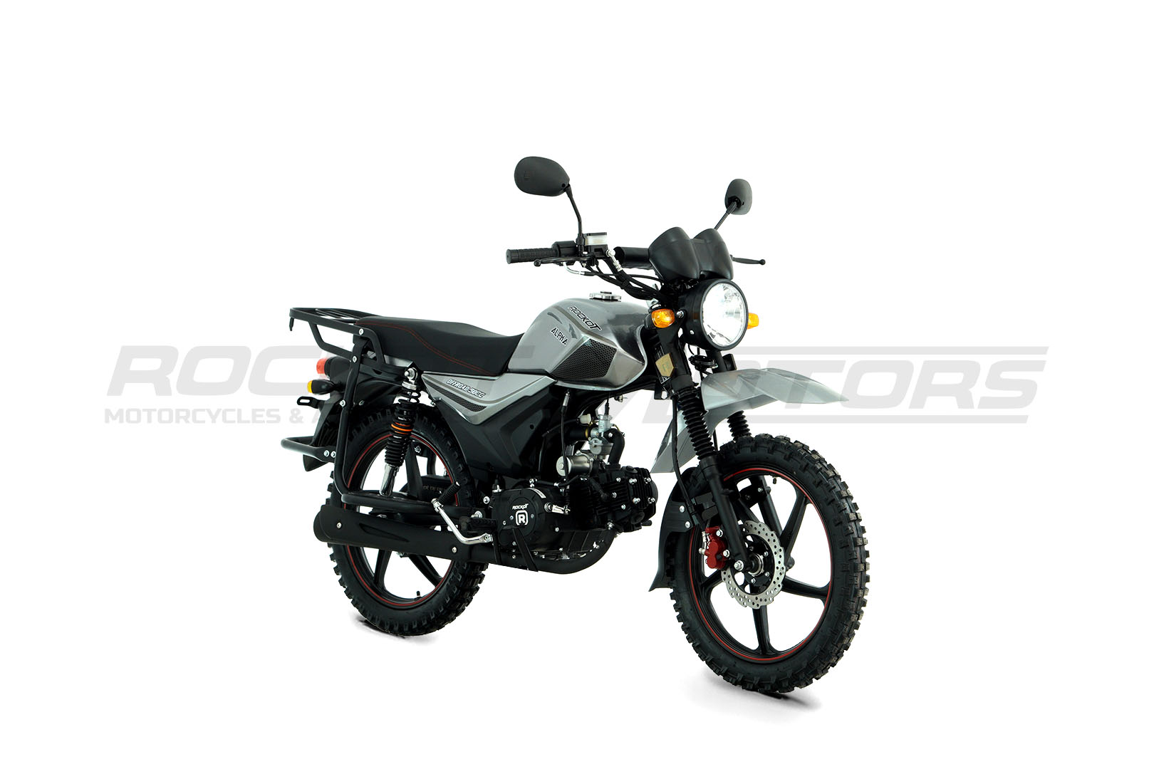 Мопед ROCKOT ALPHA OFFROAD (серый металлик)