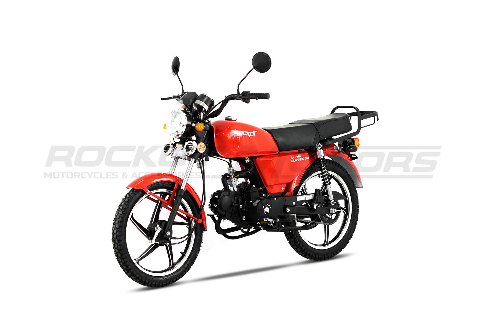 Мопед ROCKOT ALPHA CLASSIC (красный глянцевый)