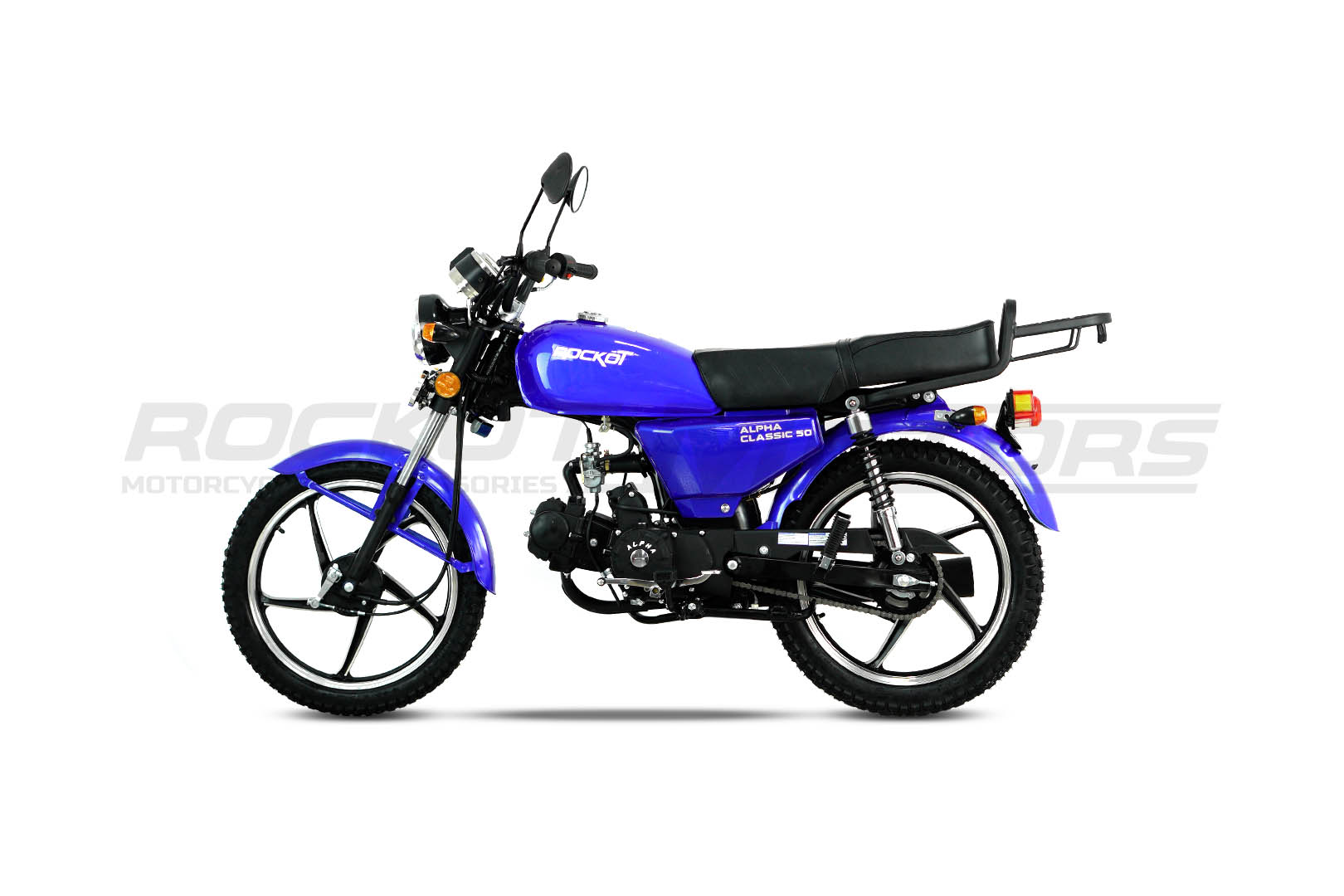 Мопед ROCKOT ALPHA CLASSIC (синий глянцевый)