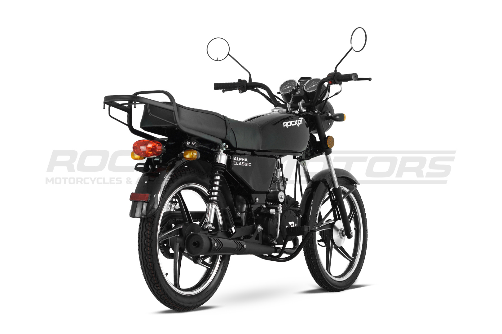 Мопед ROCKOT ALPHA CLASSIC (черный глянцевый)