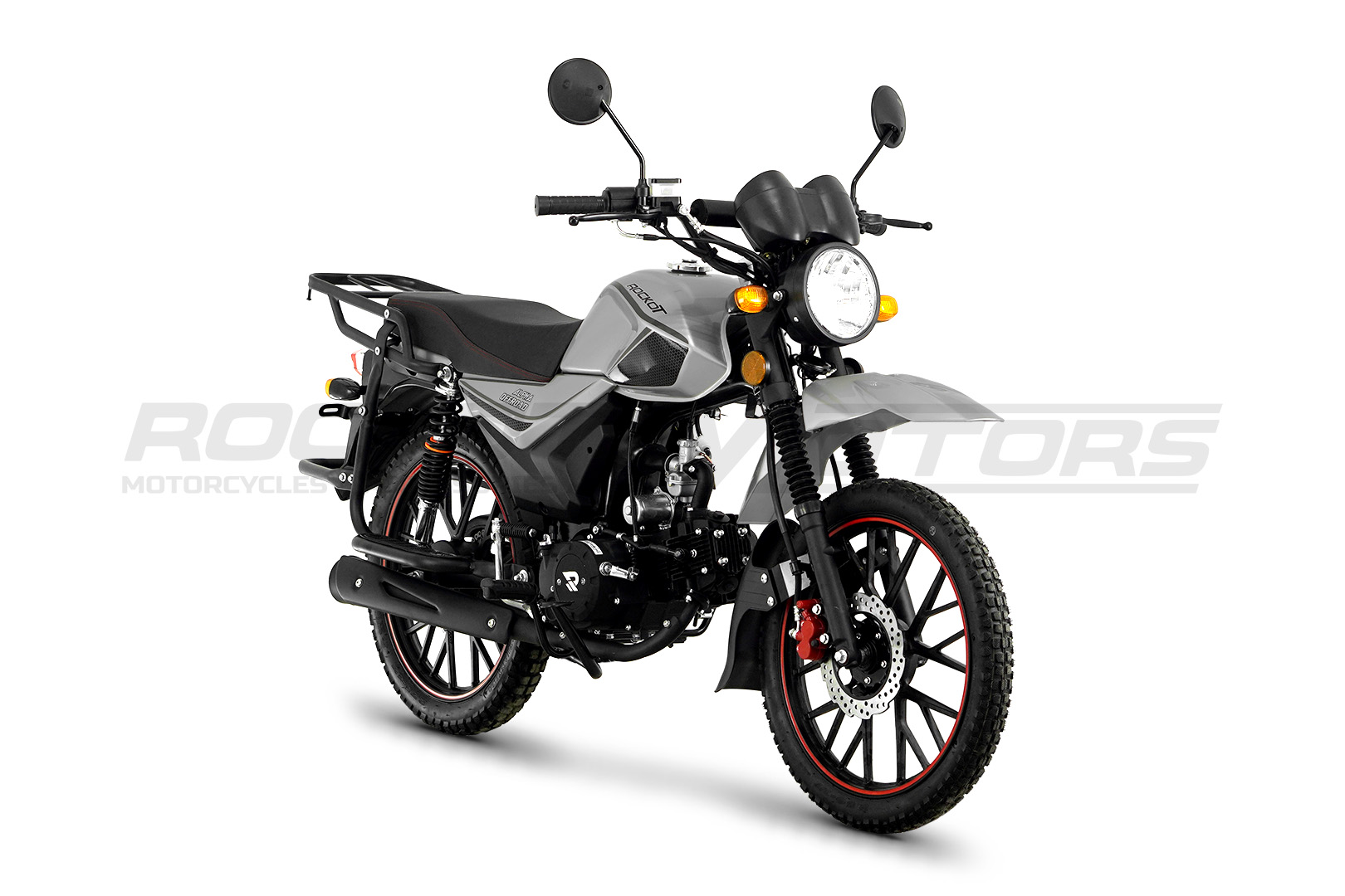 Мопед ROCKOT ALPHA OFFROAD (серый металлик)