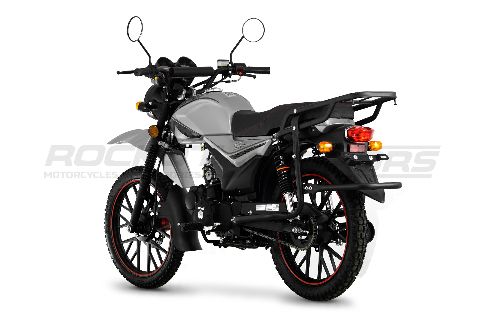 Мопед ROCKOT ALPHA OFFROAD (серый металлик)