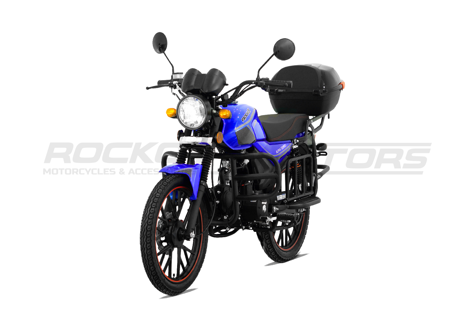 Мопед ROCKOT ALPHA TOURIST (синий глянцевый)
