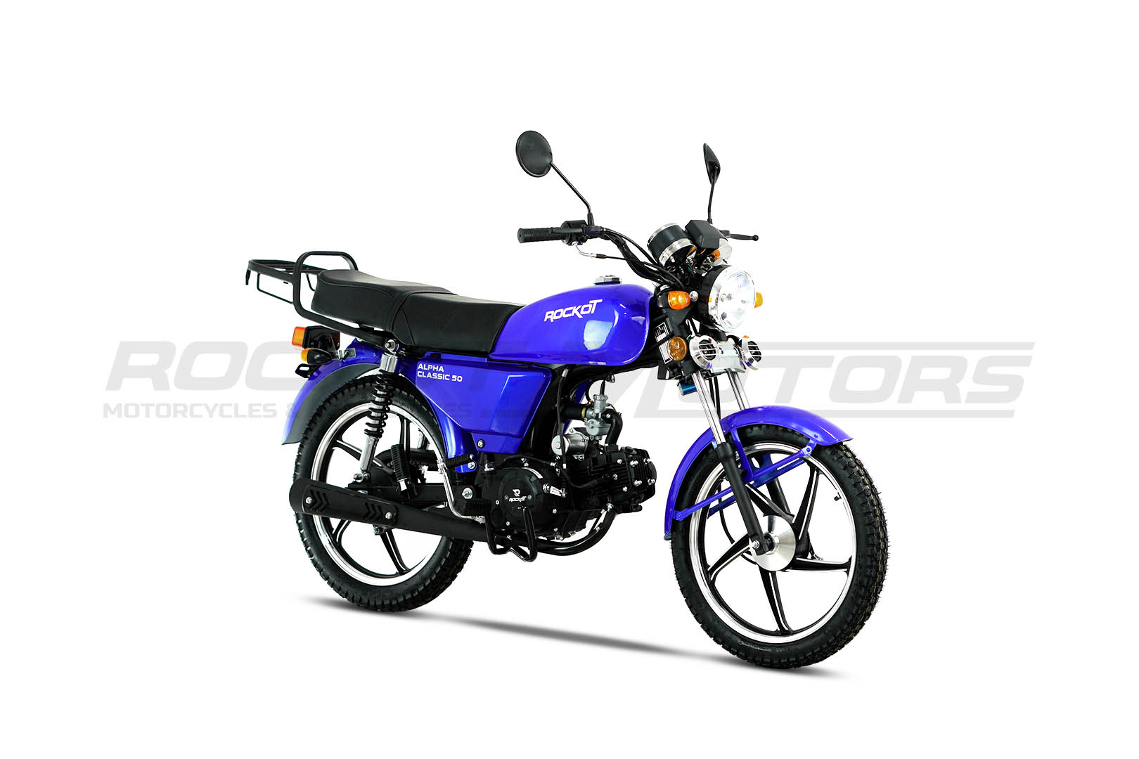 Мопед ROCKOT ALPHA CLASSIC (синий глянцевый)