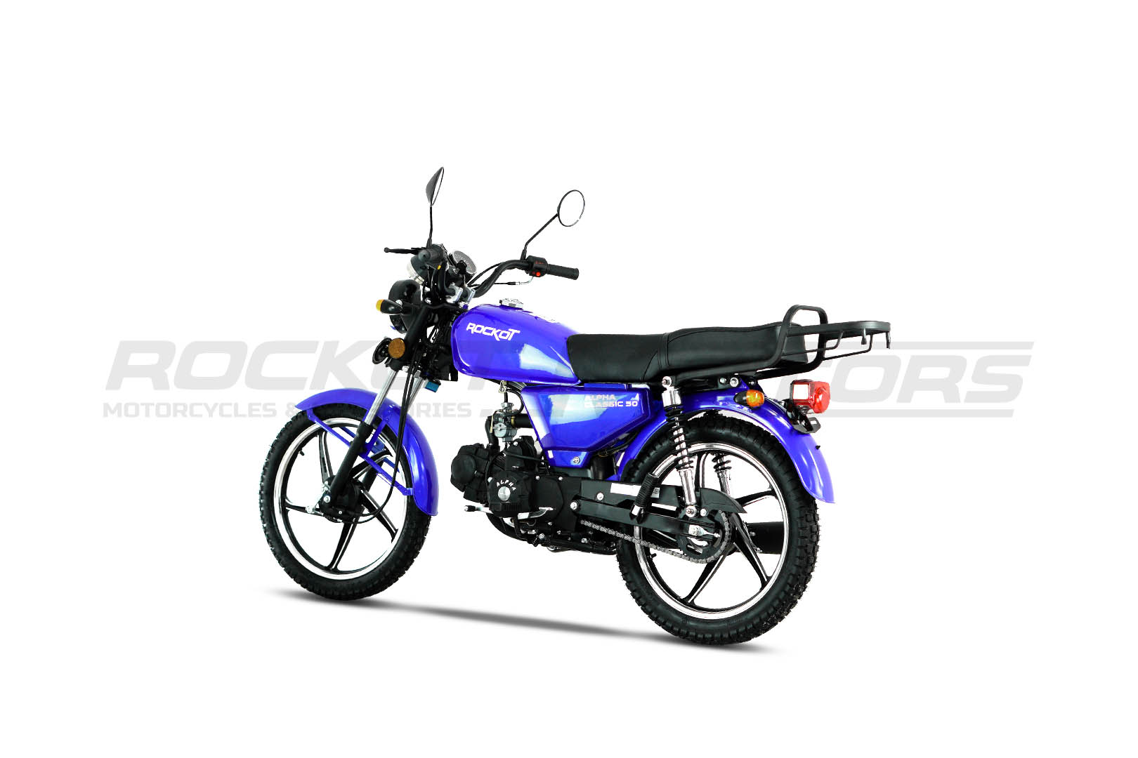 Мопед ROCKOT ALPHA CLASSIC (синий глянцевый)