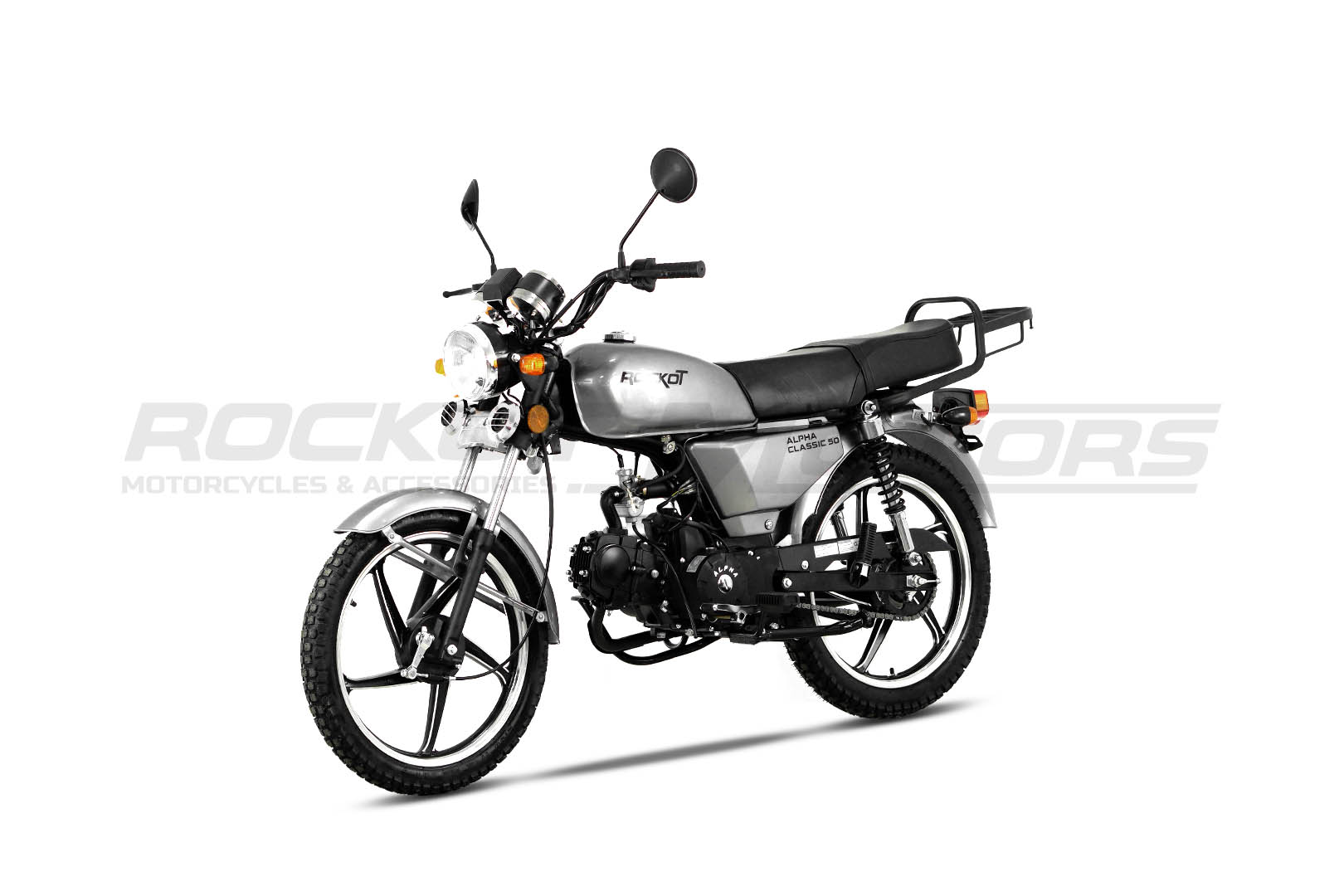 Мопед ROCKOT ALPHA CLASSIC (серый металлик)