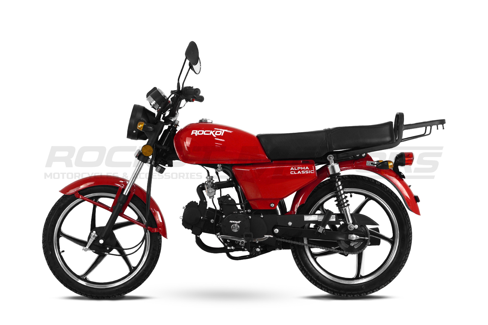 Мопед ROCKOT ALPHA CLASSIC (красный глянцевый)