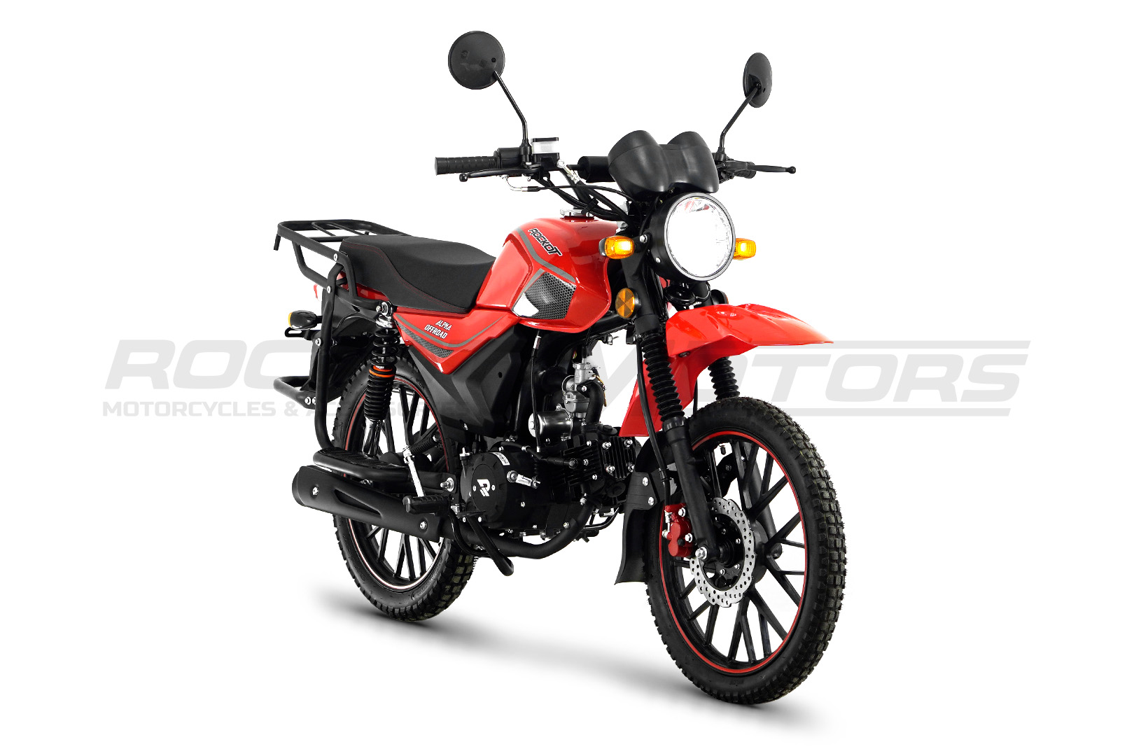 Мопед ROCKOT ALPHA OFFROAD (красный глянцевый)