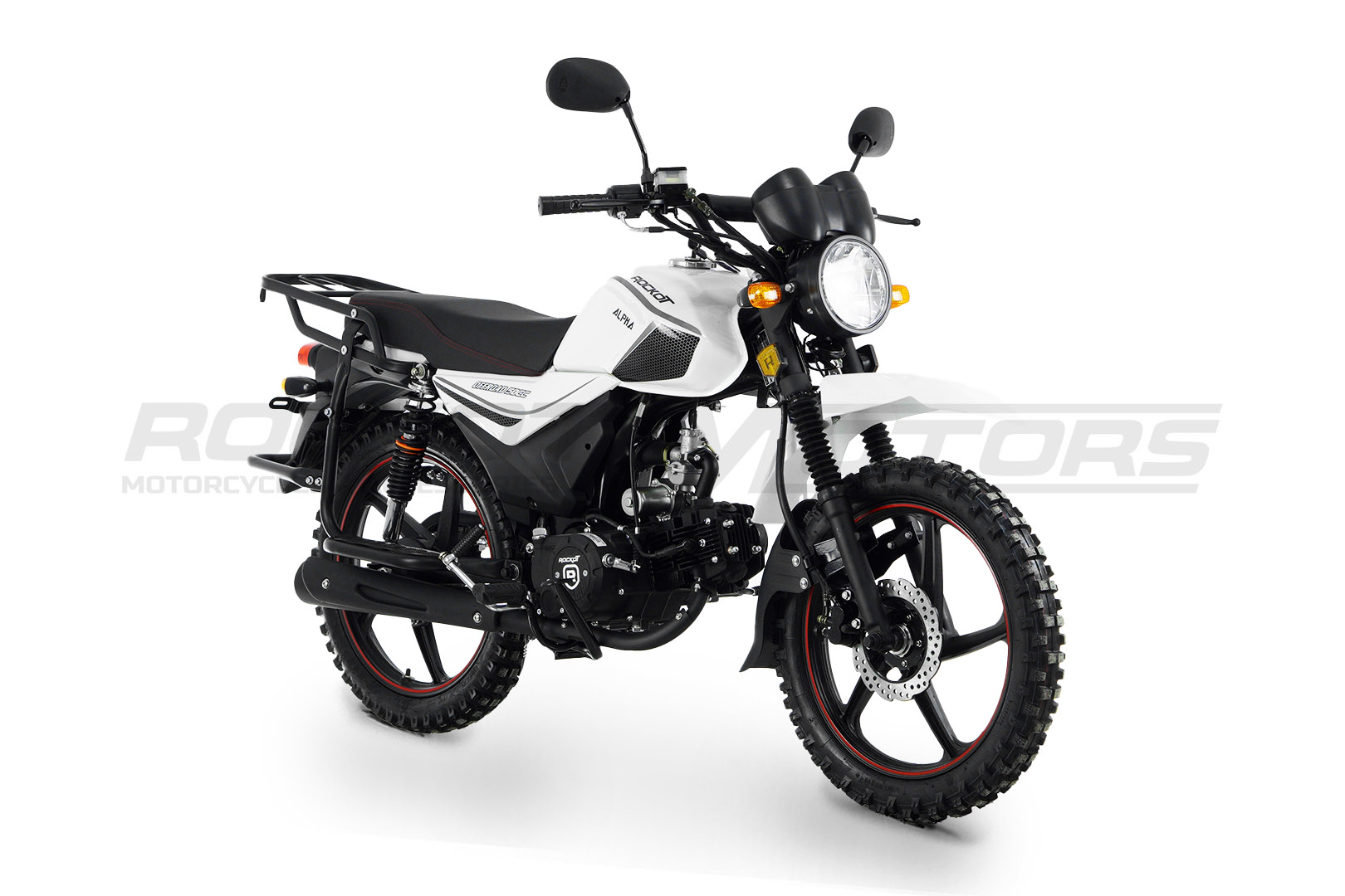 Мопед ROCKOT ALPHA OFFROAD (белый глянцевый)