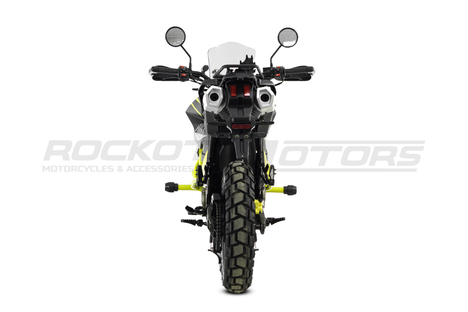 Мотоцикл турэндуро ROCKOT HOUND 2.0 (серый/желтый)