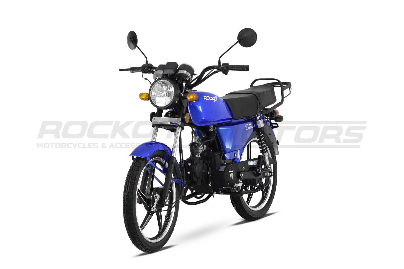 Мопед ROCKOT ALPHA CLASSIC (синий глянцевый)