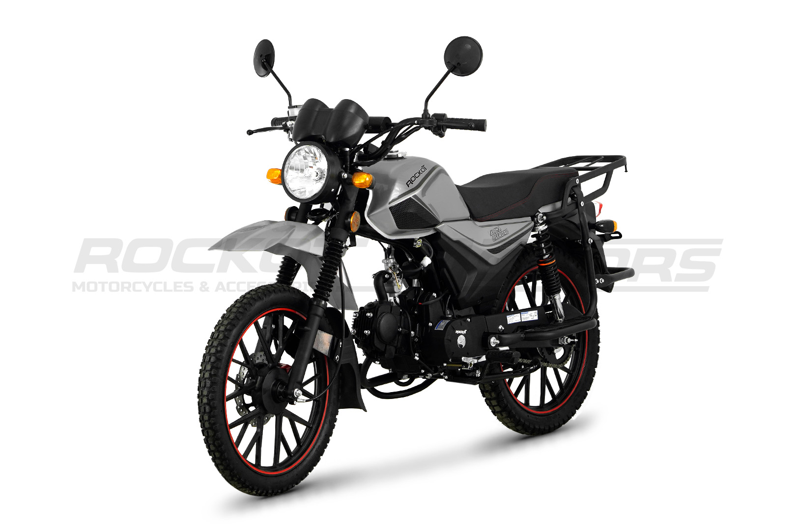 Мопед ROCKOT ALPHA OFFROAD (серый металлик)
