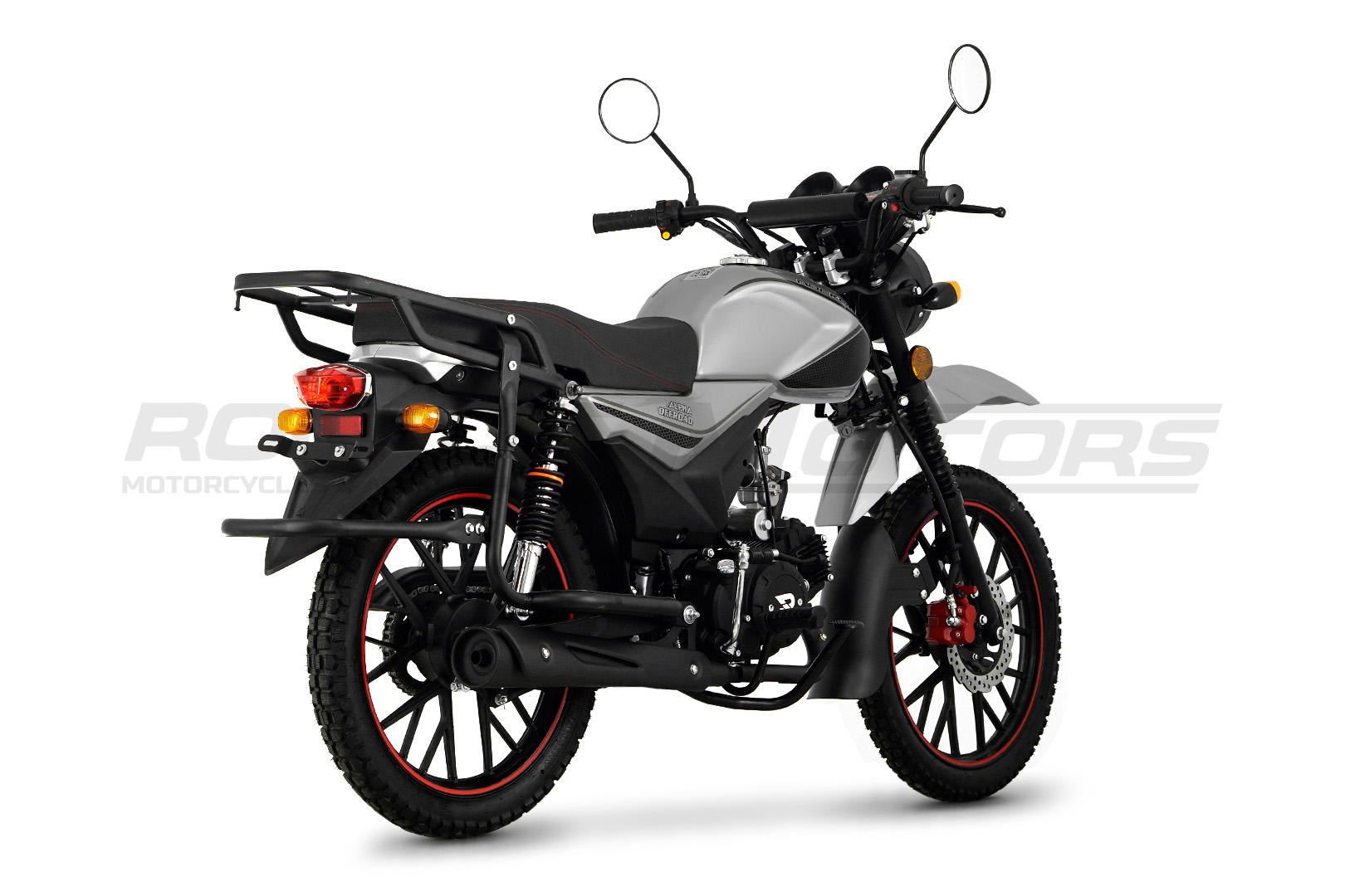 Мопед ROCKOT ALPHA OFFROAD (серый металлик)
