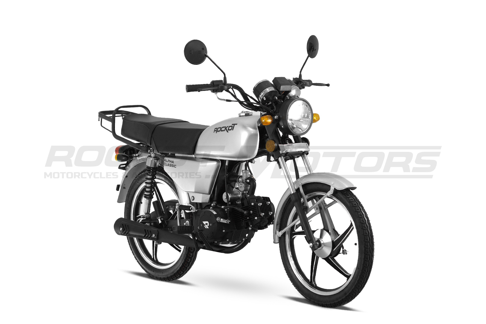 Мопед ROCKOT ALPHA CLASSIC (серый металлик)
