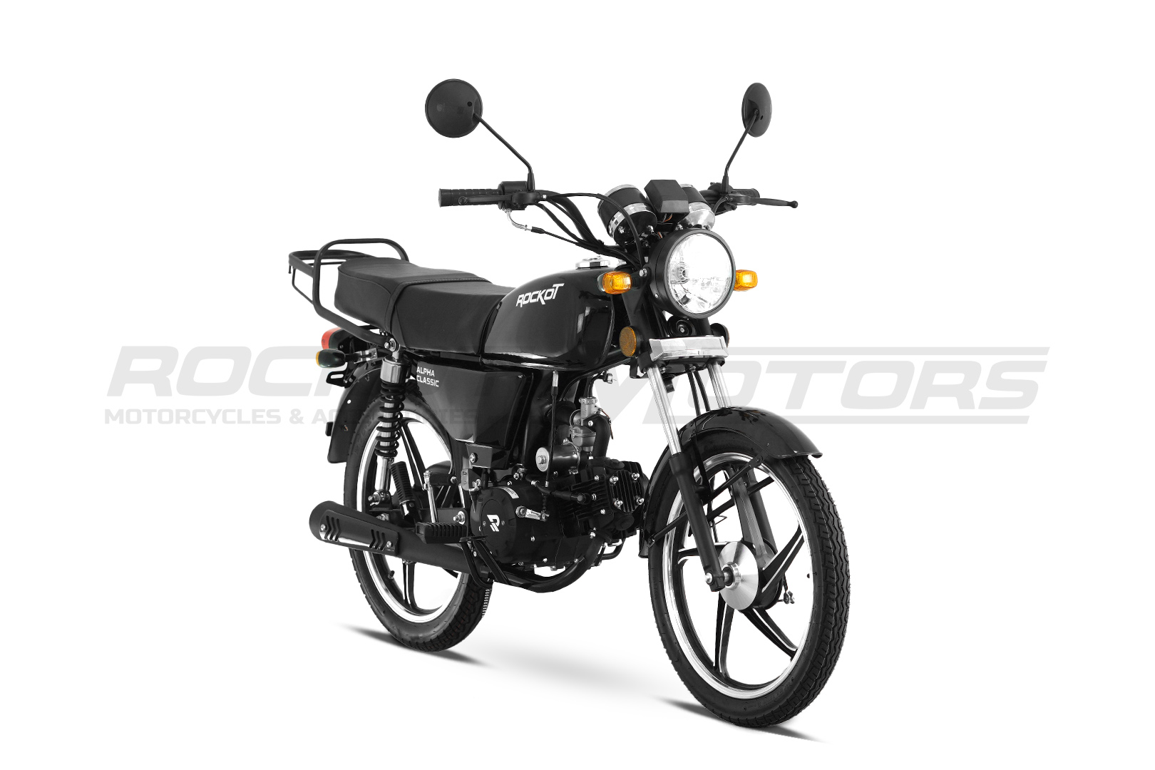 Мопед ROCKOT ALPHA CLASSIC (черный глянцевый)
