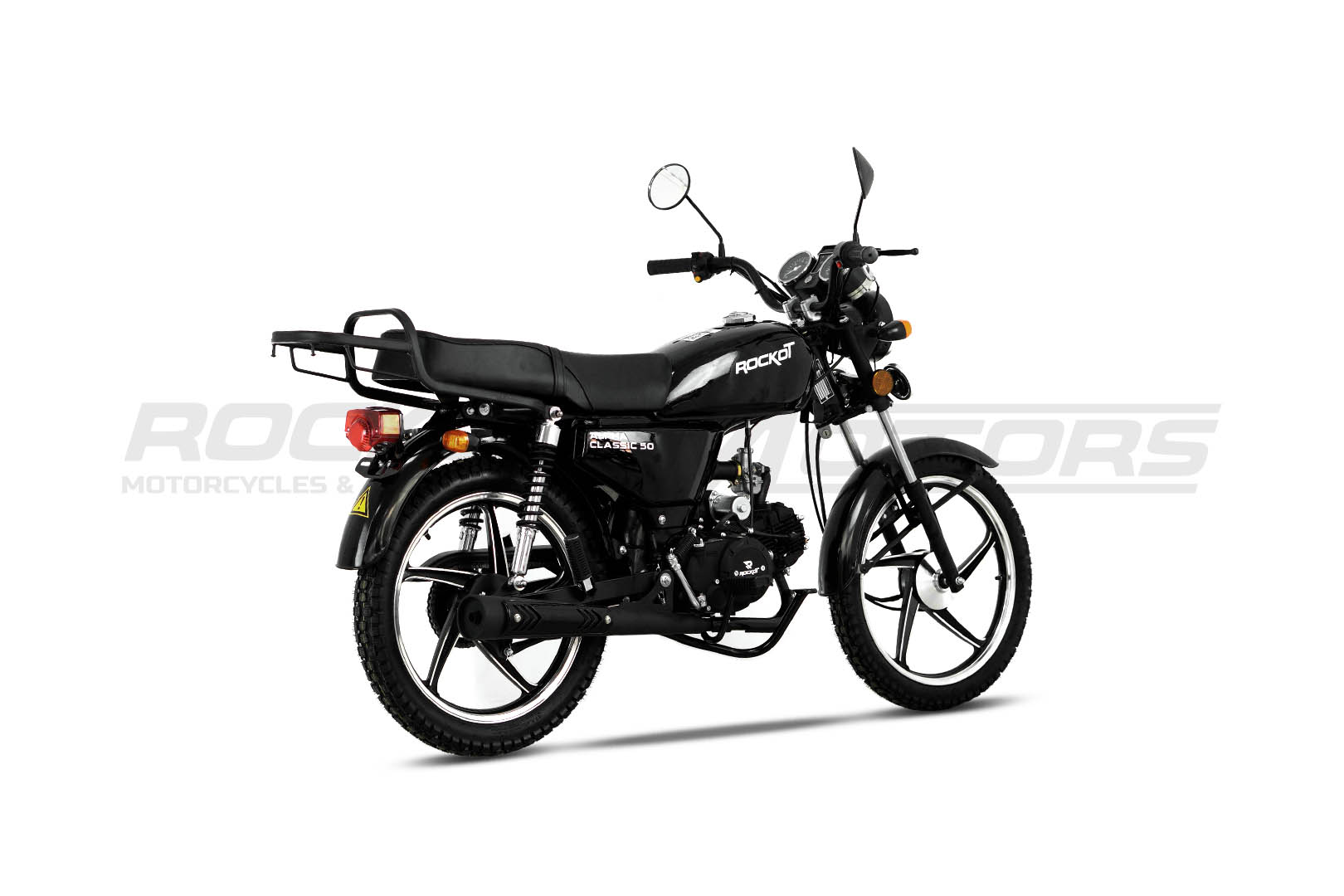 Мопед ROCKOT ALPHA CLASSIC (черный глянцевый)