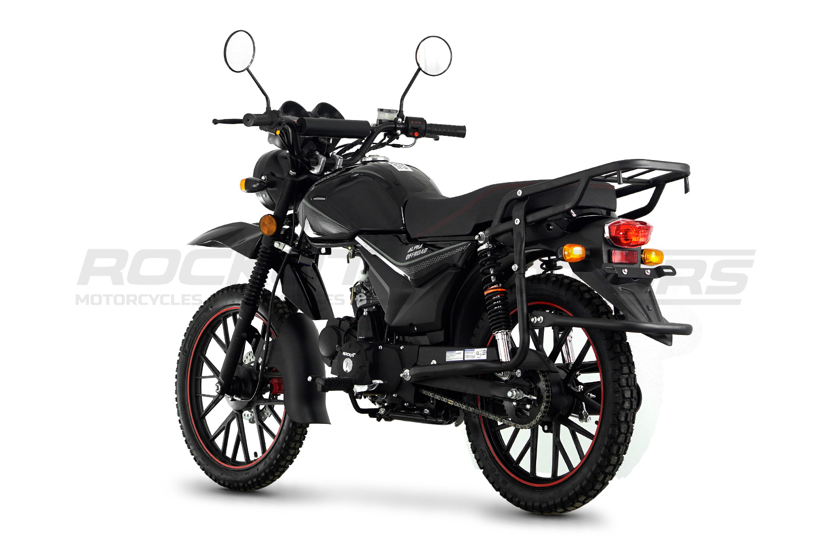 Мопед ROCKOT ALPHA OFFROAD (черный глянцевый)