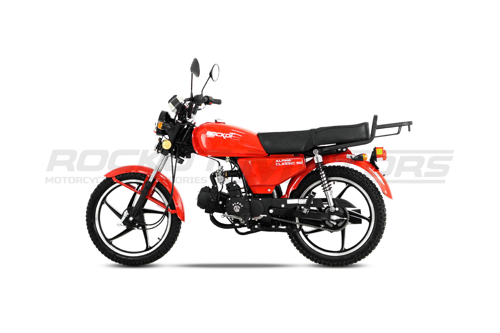Мопед ROCKOT ALPHA CLASSIC (красный глянцевый)