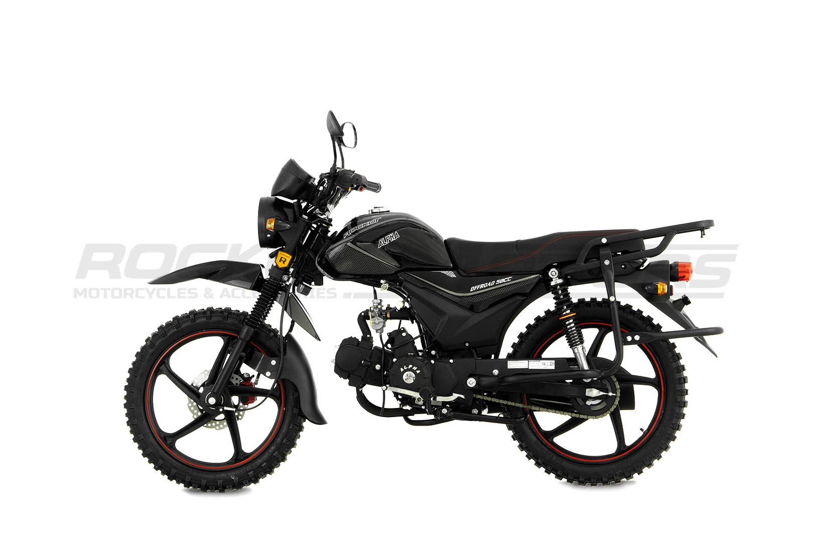 Мопед ROCKOT ALPHA OFFROAD (черный глянцевый)